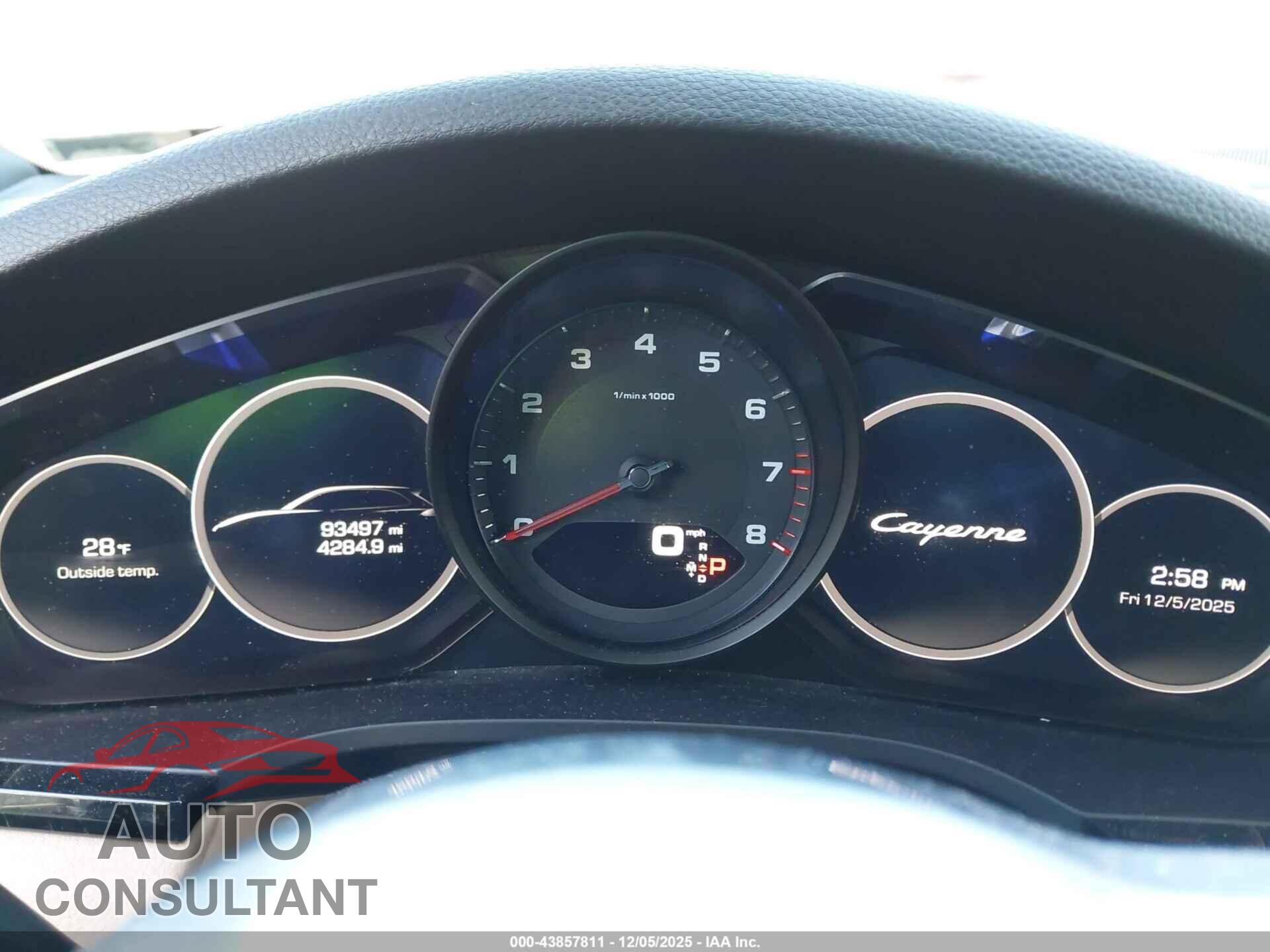 PORSCHE CAYENNE 2019 - WP1AA2AY1KDA06563