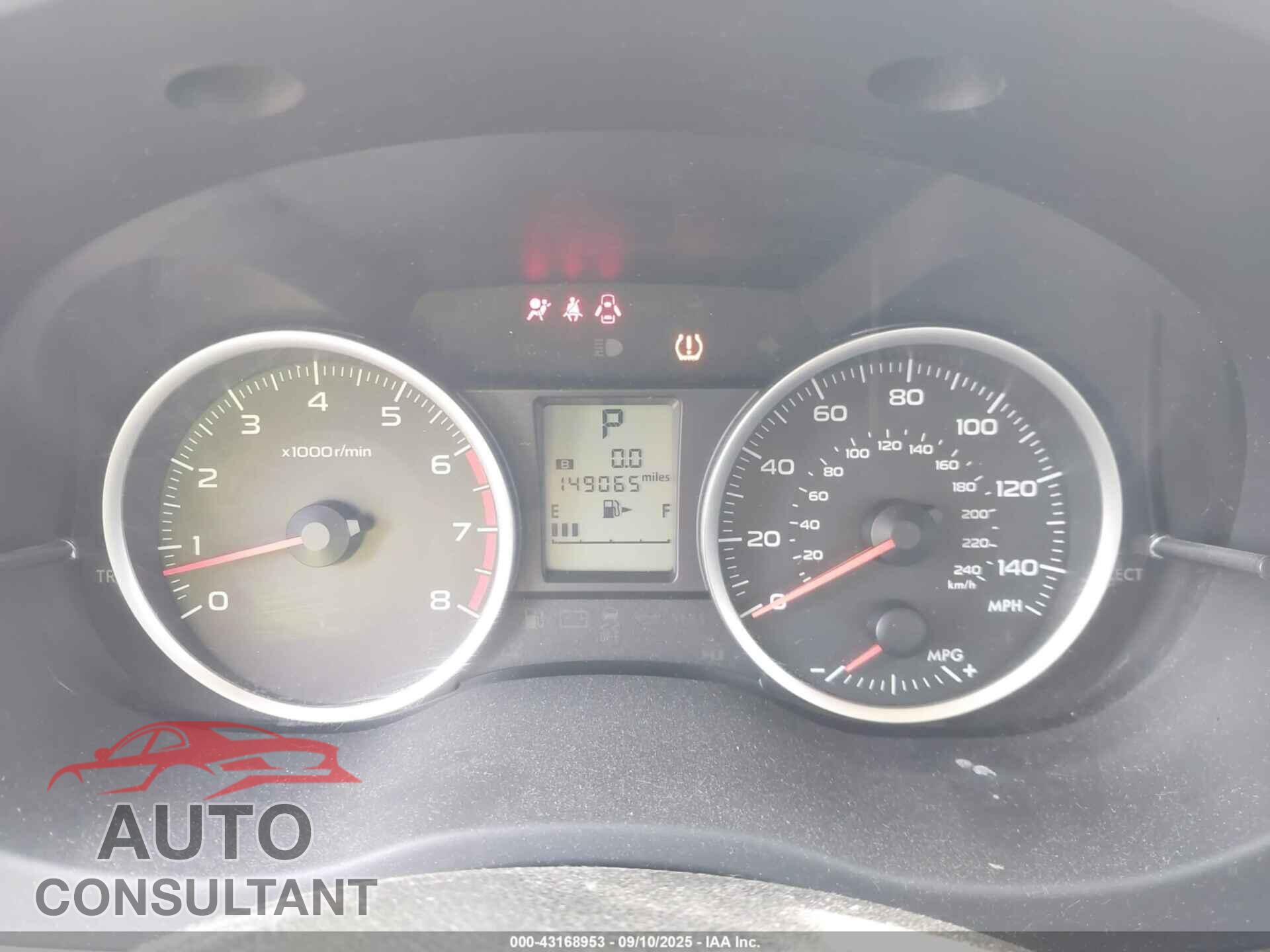 SUBARU FORESTER 2014 - JF2SJAAC2EH480248
