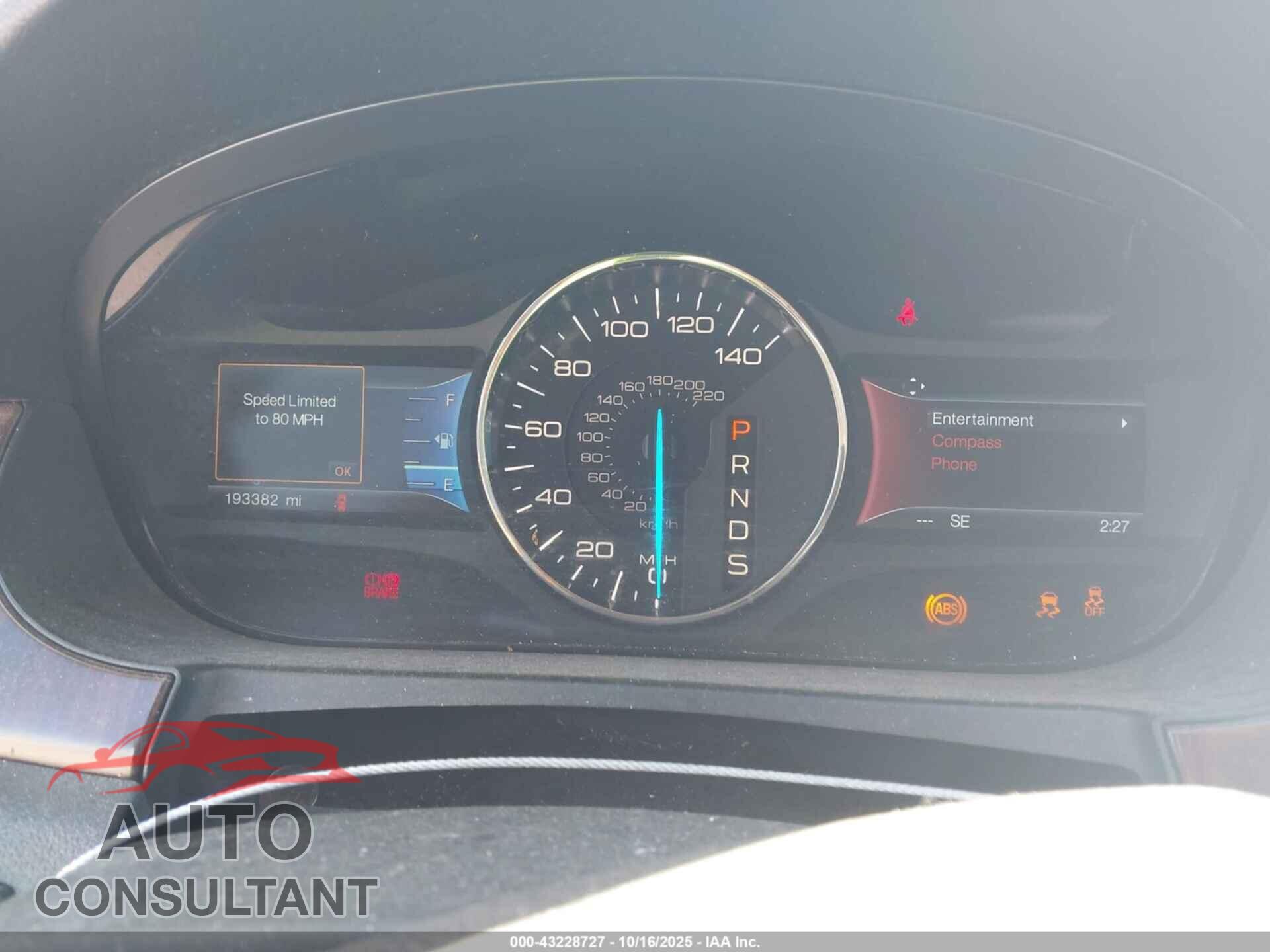 FORD EDGE 2014 - 2FMDK3KC3EBA58349
