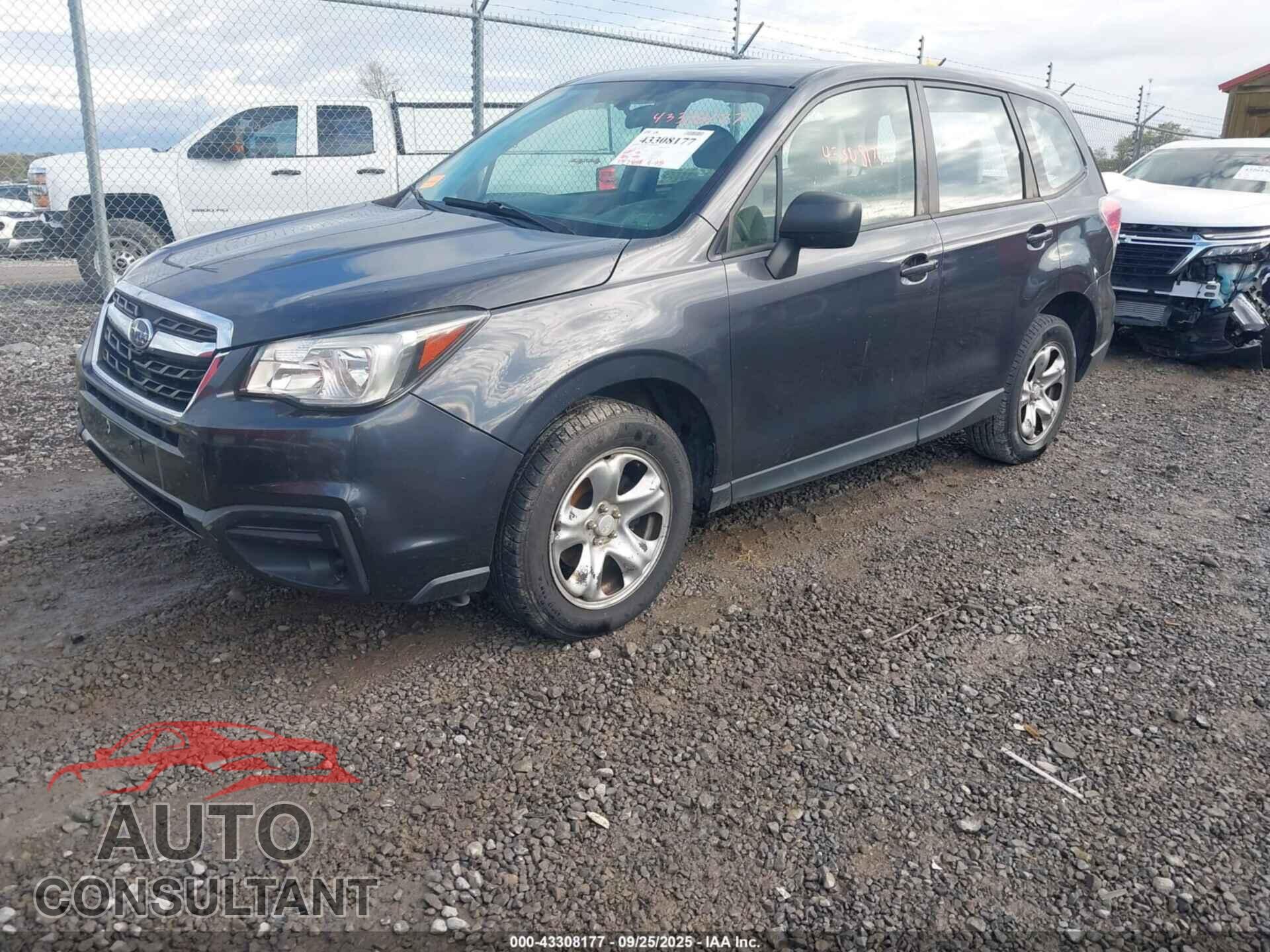 SUBARU FORESTER 2017 - JF2SJAAC6HH488521