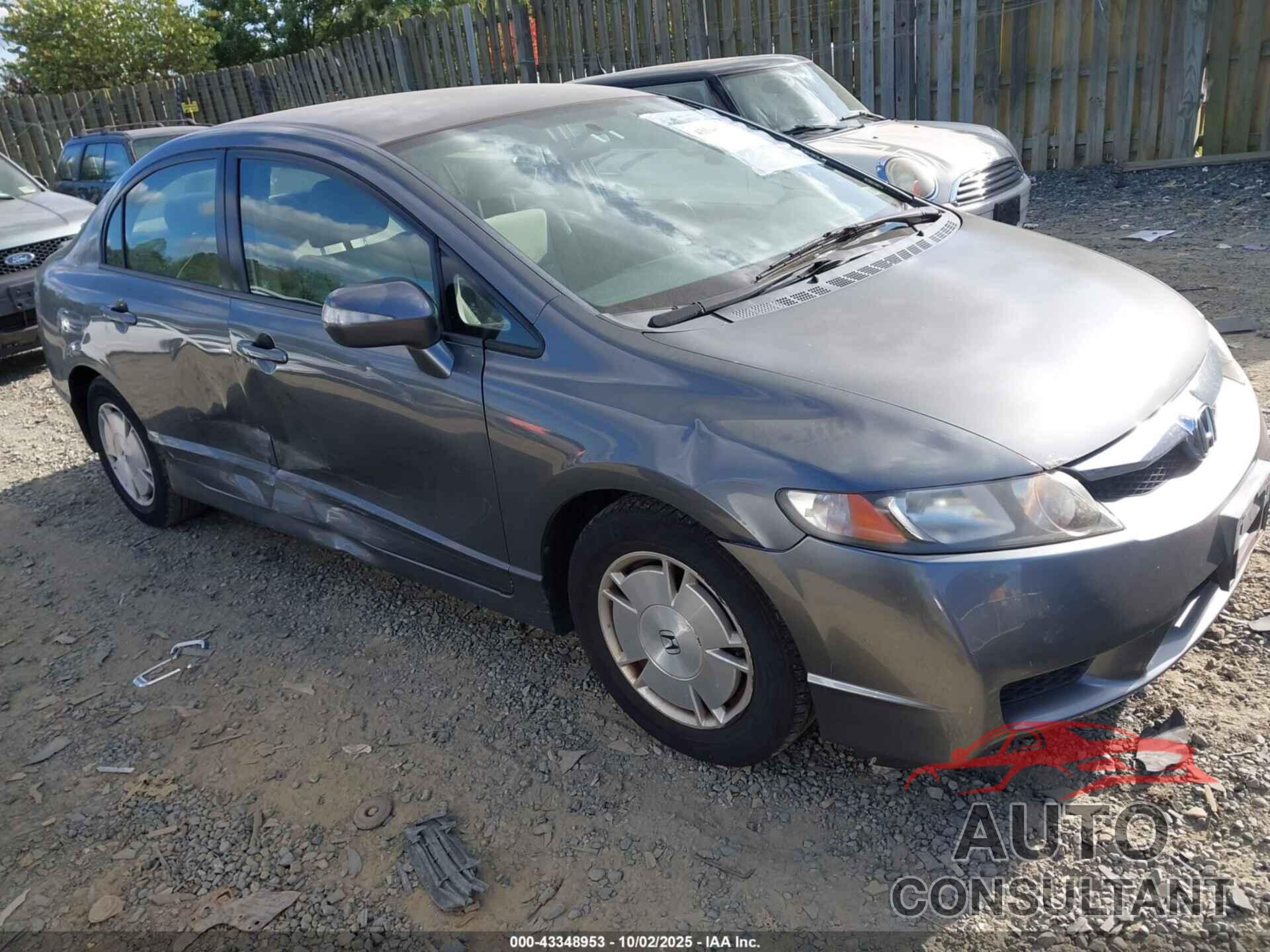 HONDA CIVIC HYBRID 2010 - JHMFA3F23AS003884