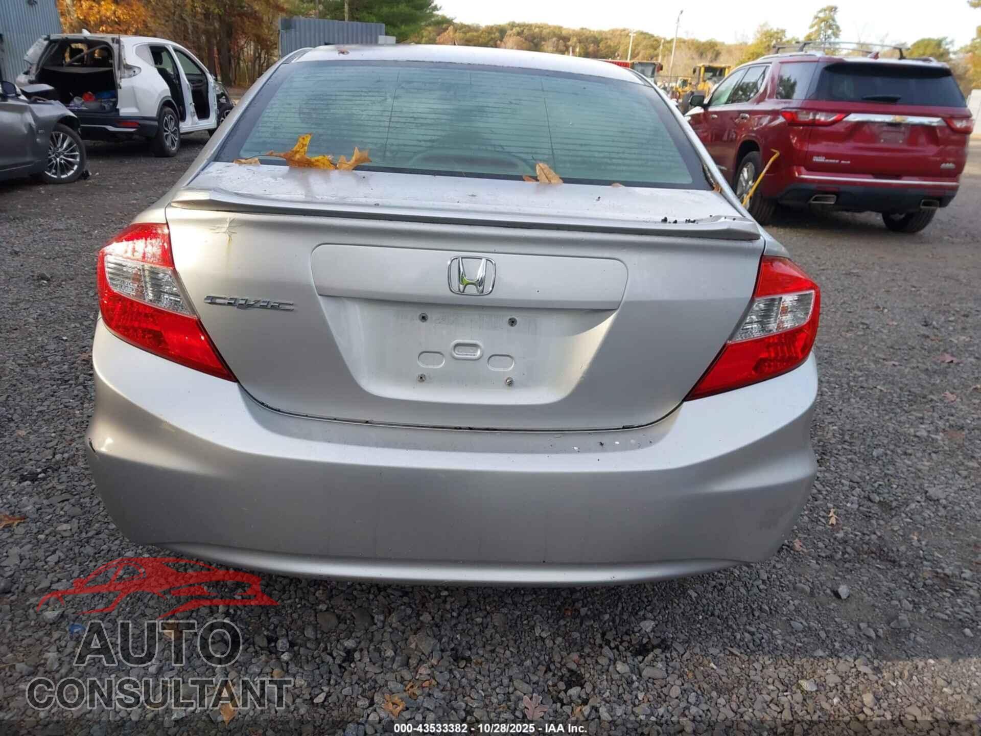 HONDA CIVIC 2012 - 19XFB2F96CE320005
