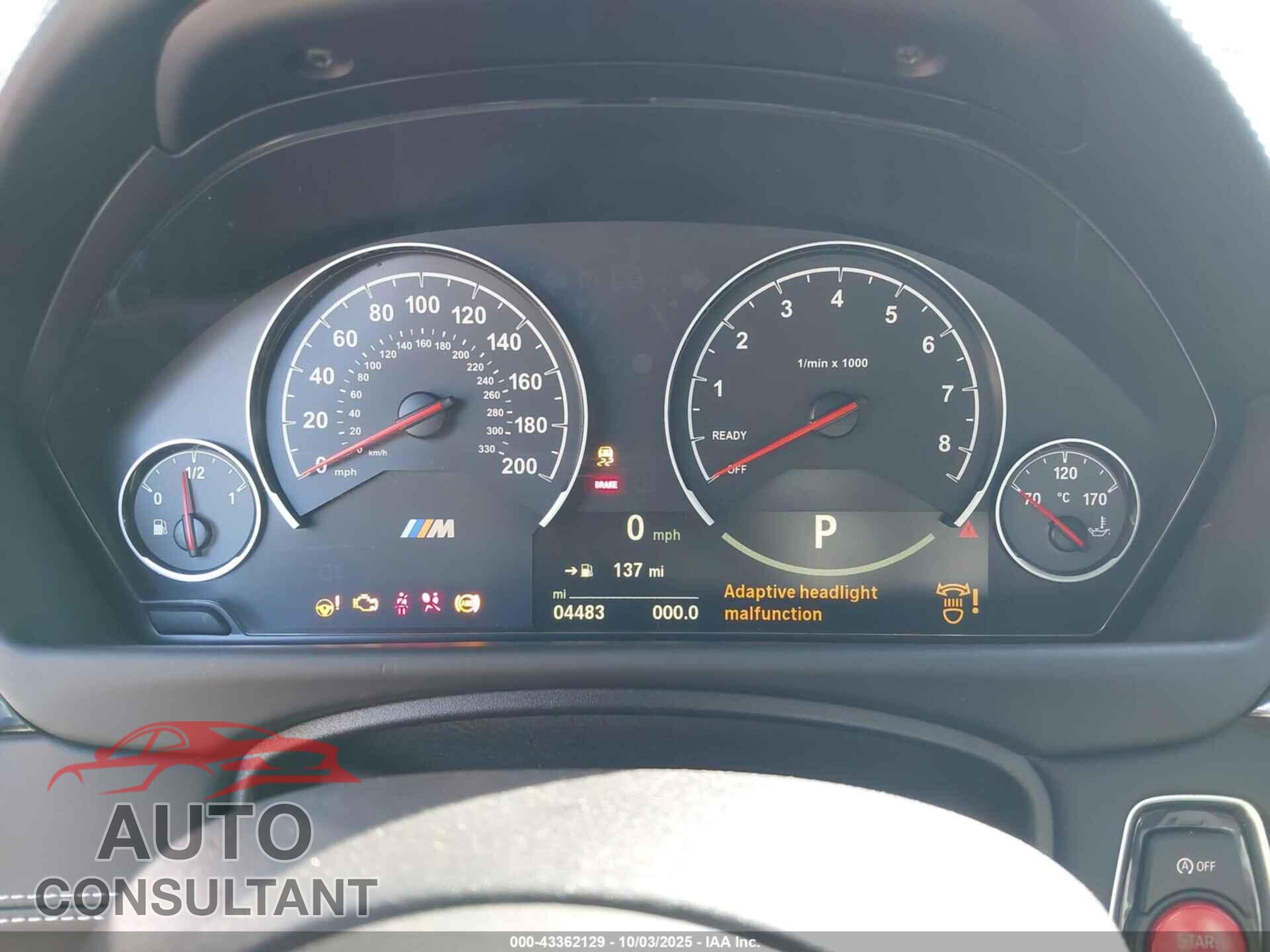 BMW M3 2018 - WBS8M9C56J5K99610
