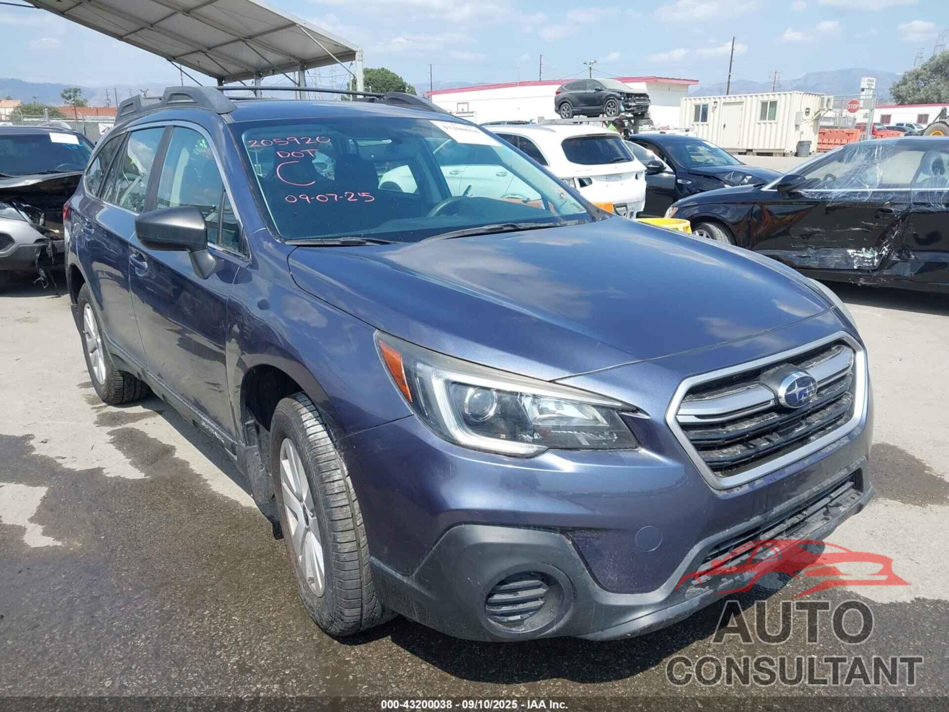 SUBARU OUTBACK 2018 - 4S4BSAAC9J3321953