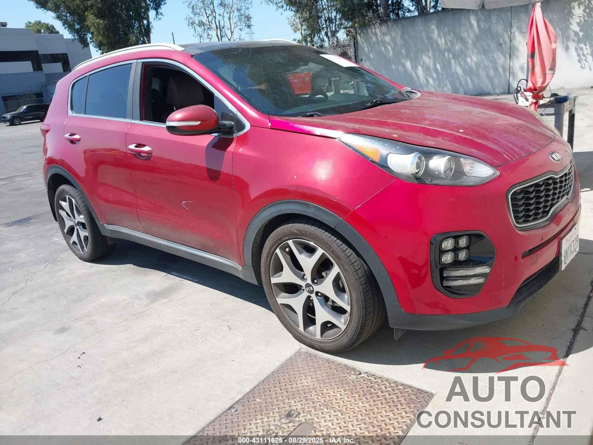 KIA SPORTAGE 2017 - KNDPR3A68H7284084