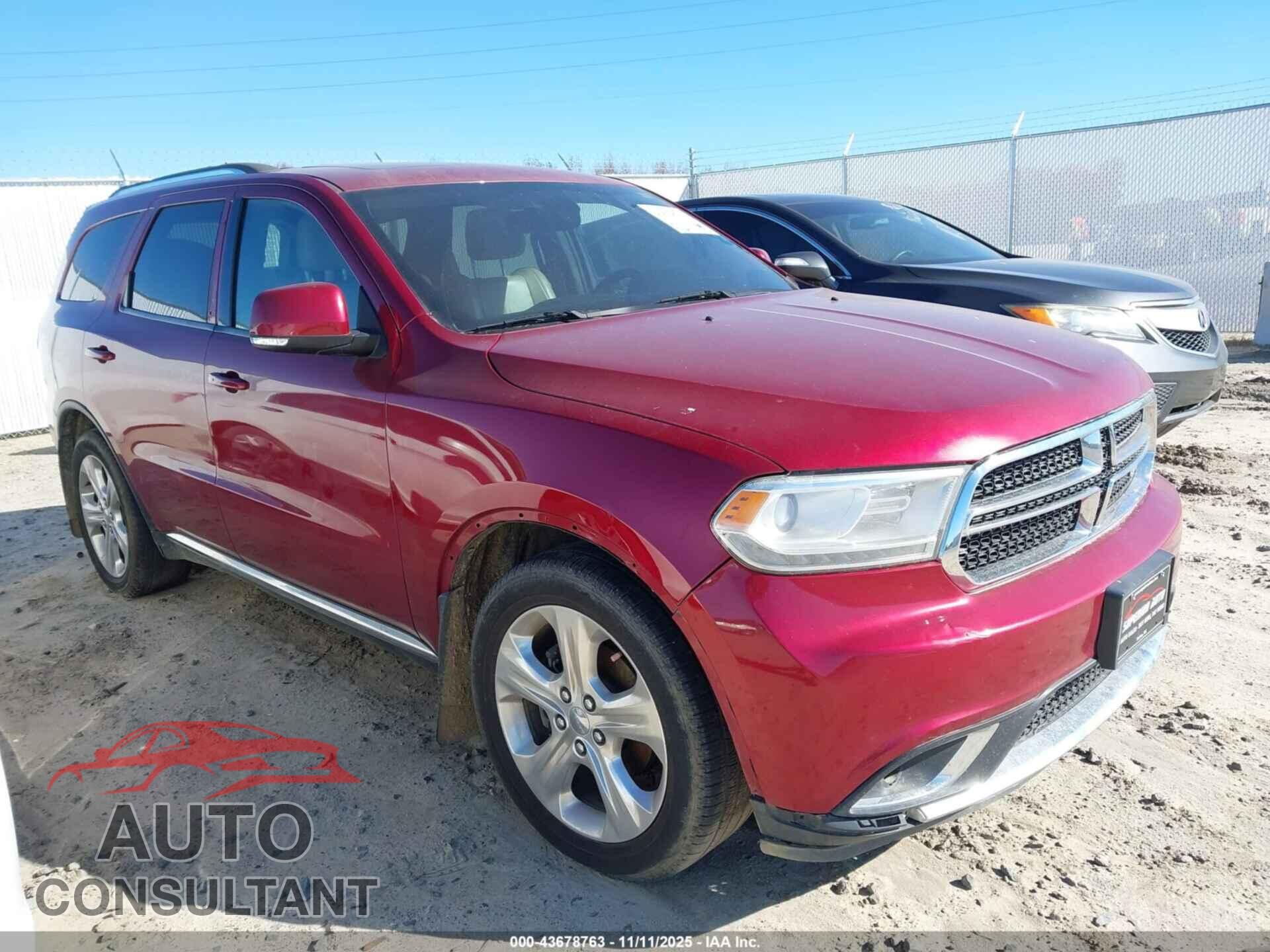 DODGE DURANGO 2014 - 1C4RDHDG5EC597489