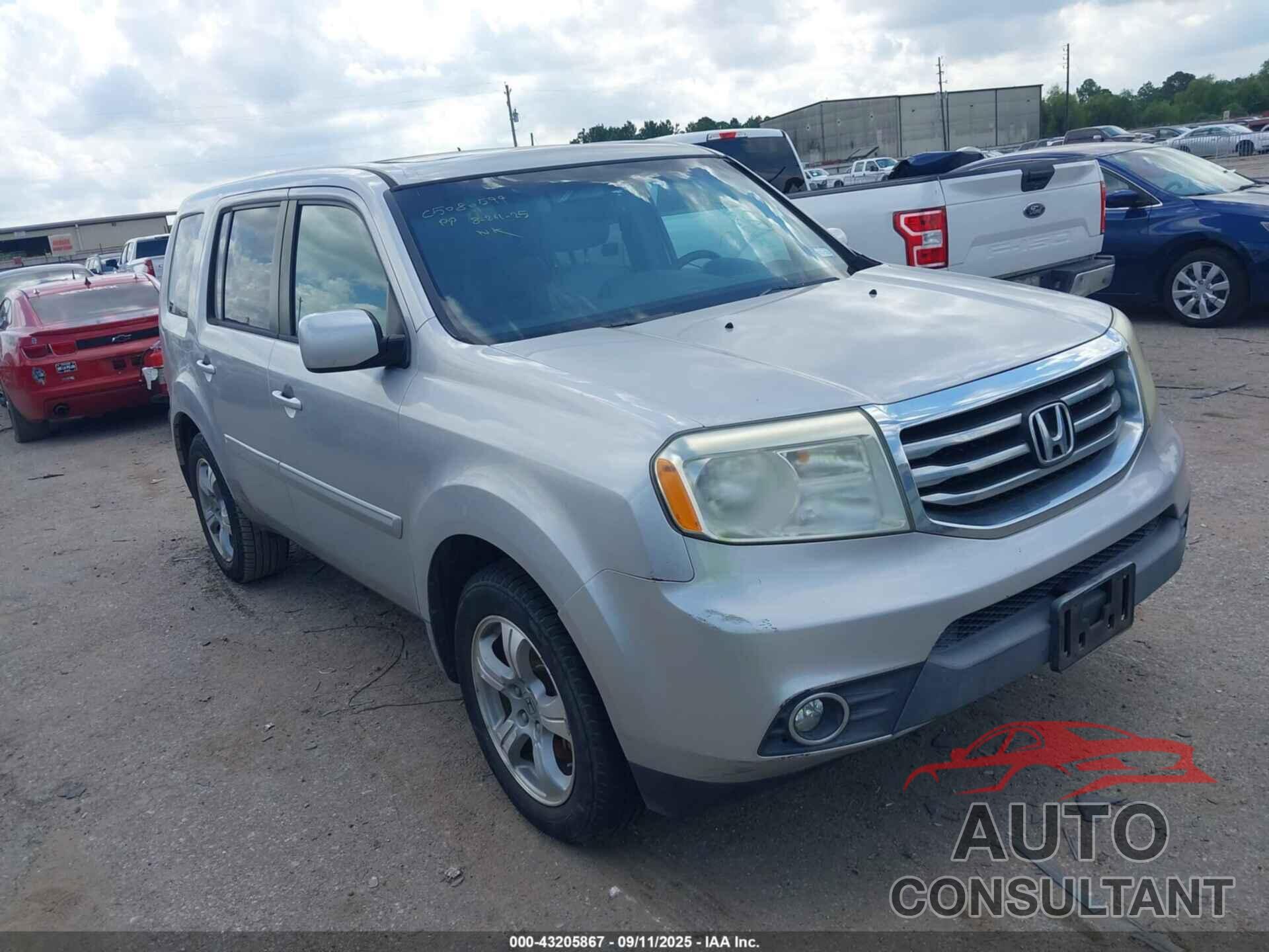 HONDA PILOT 2012 - 5FNYF3H58CB019873