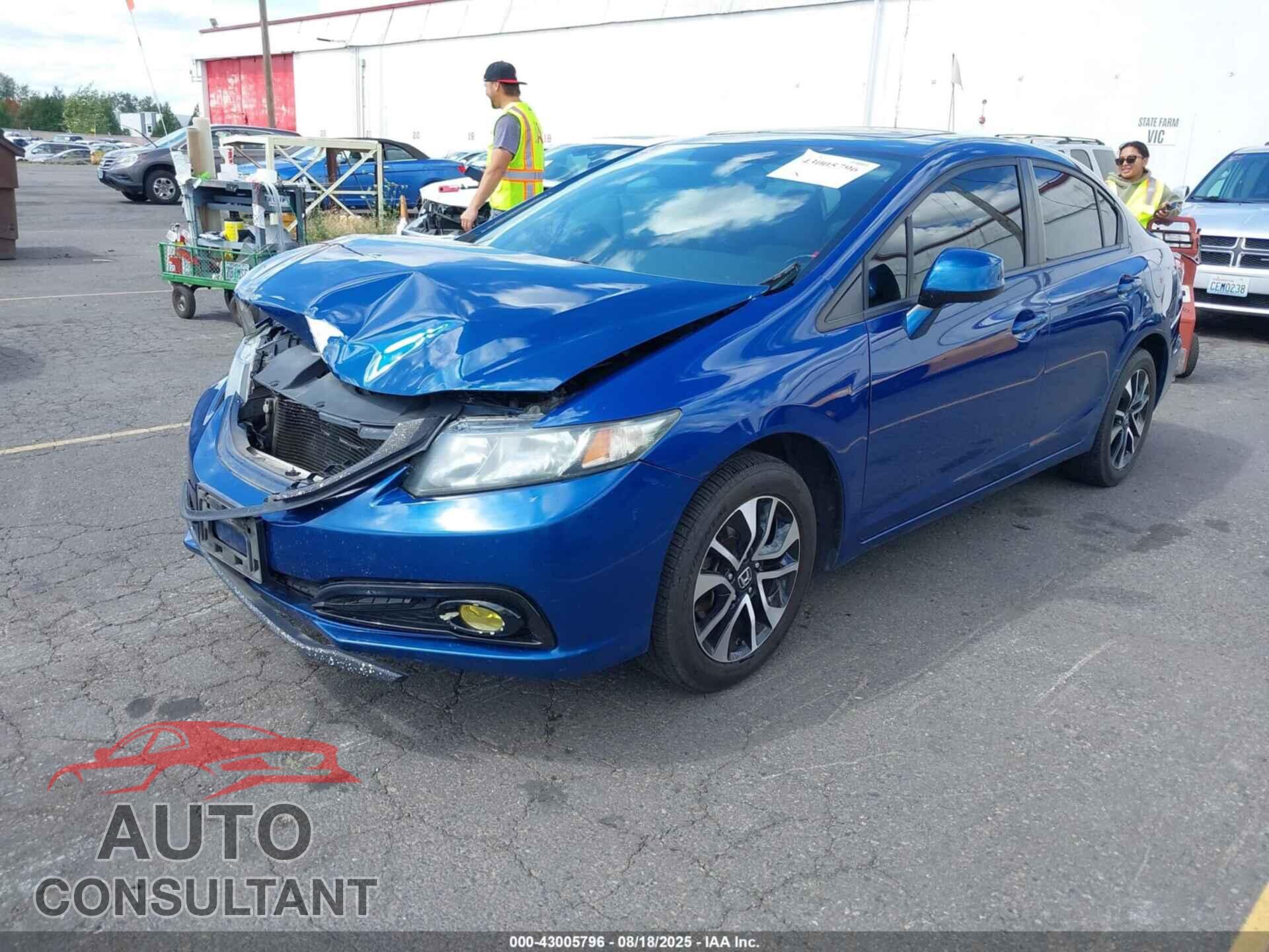 HONDA CIVIC 2013 - 19XFB2F87DE201713