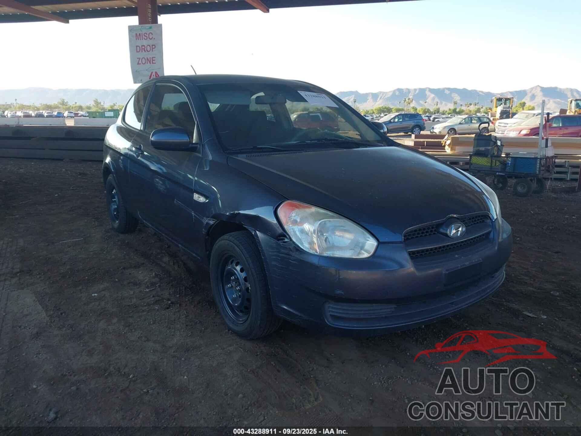 HYUNDAI ACCENT 2010 - KMHCM3AC0AU162020