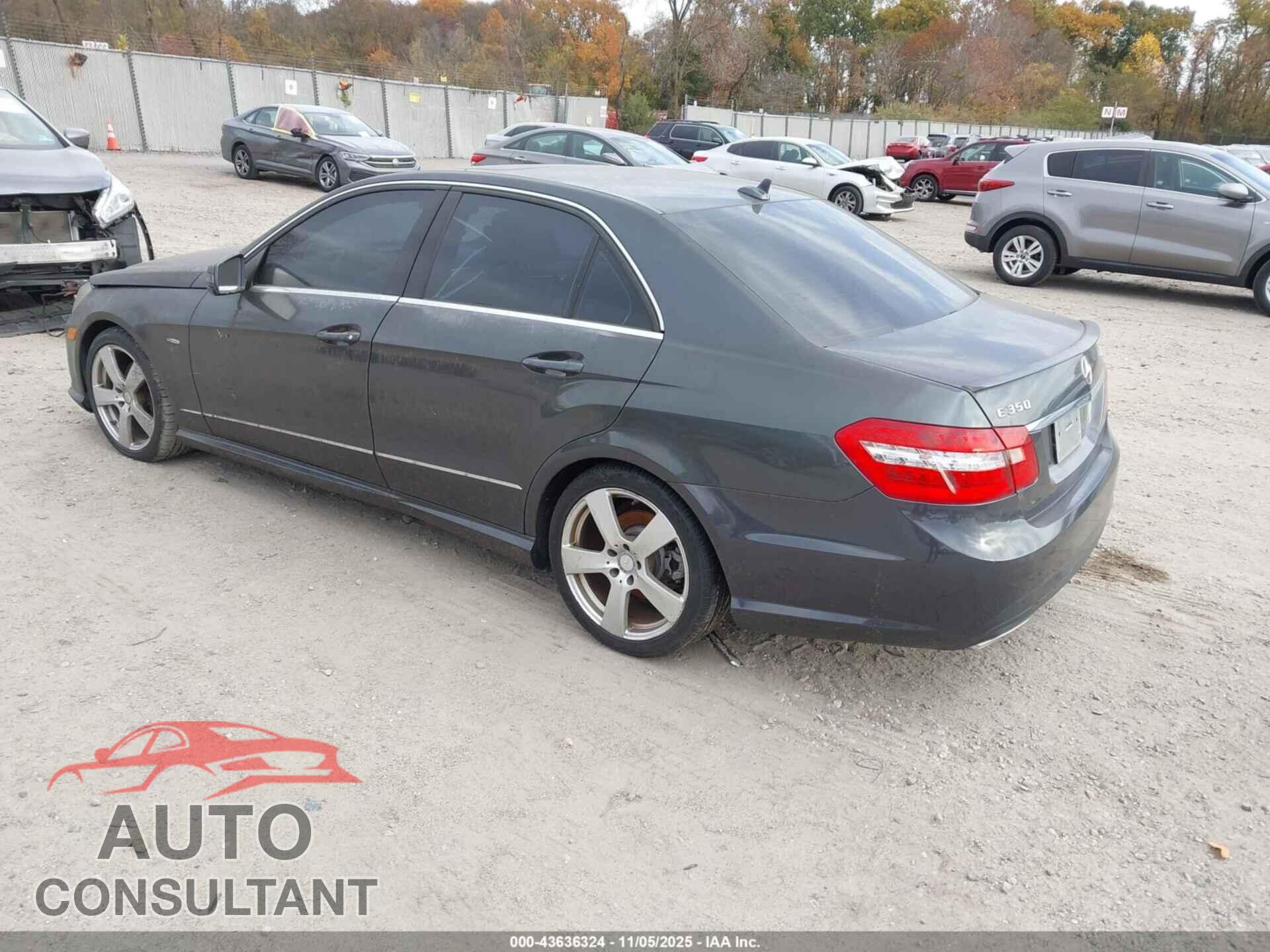 MERCEDES-BENZ E 350 2012 - WDDHF8JB2CA619722