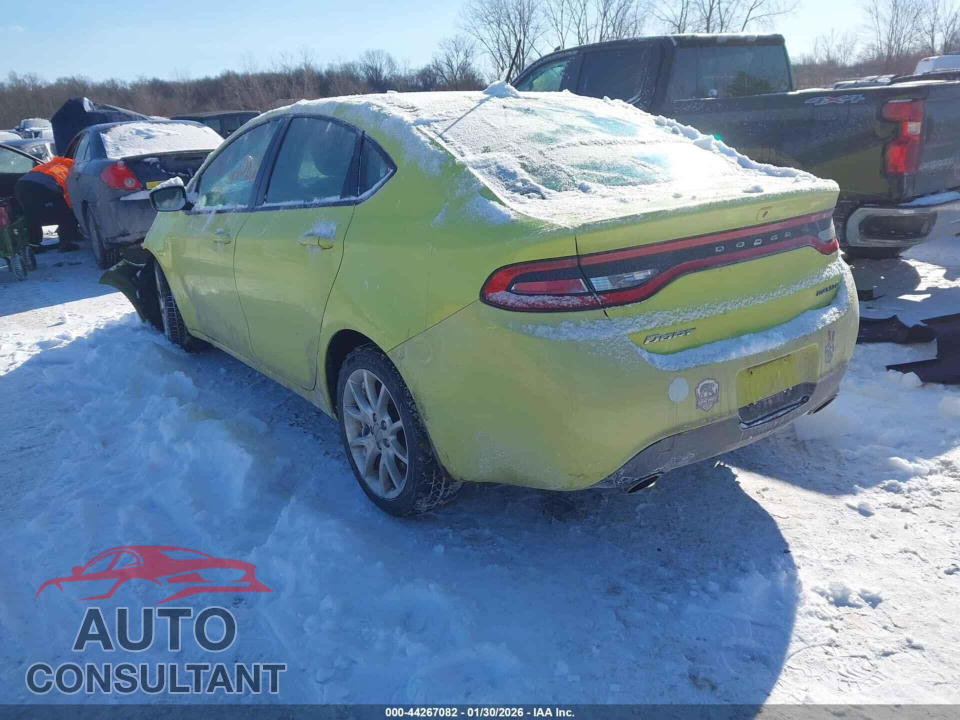 DODGE DART 2013 - 1C3CDFBA4DD147743