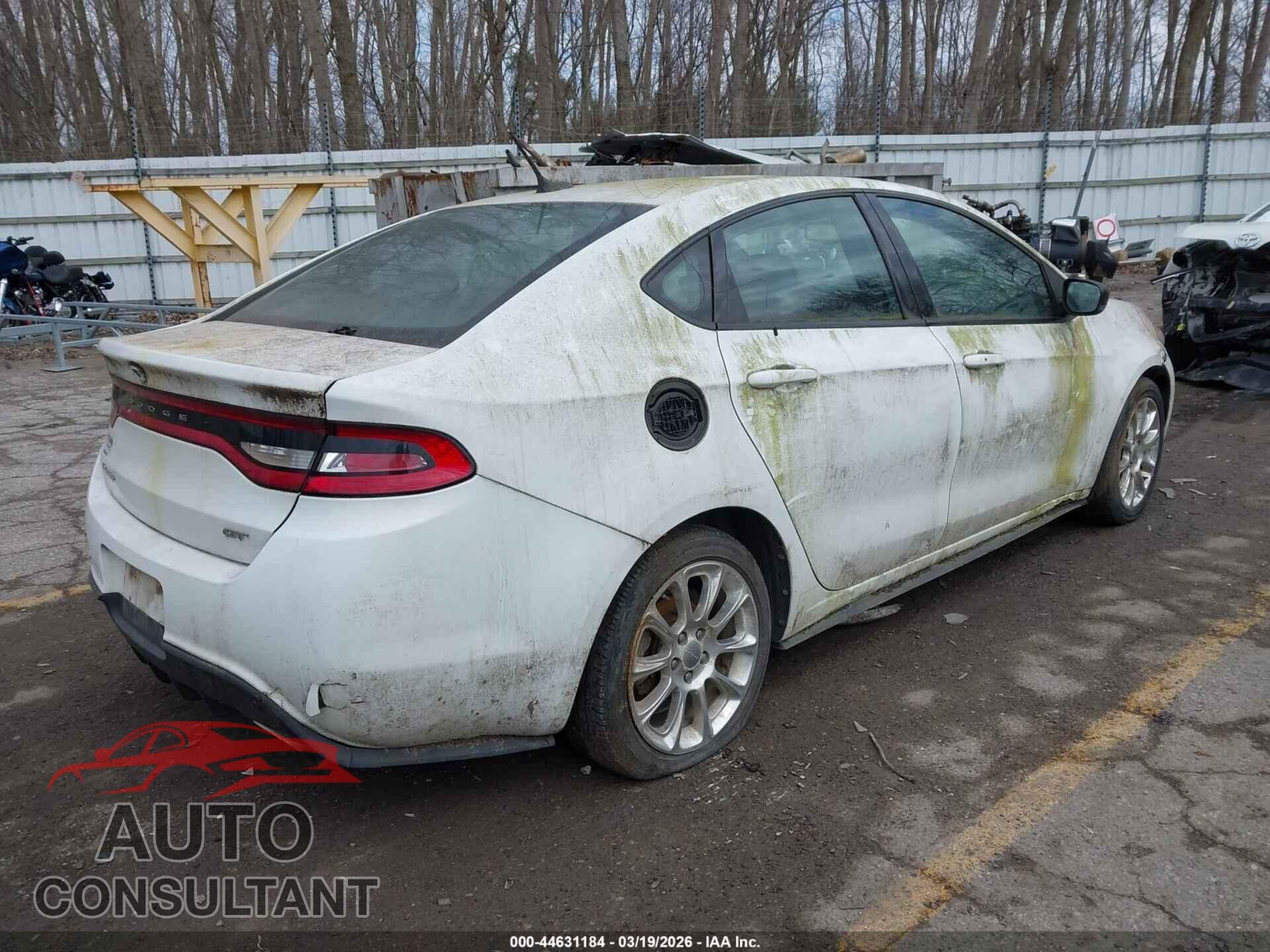 DODGE DART 2014 - 1C3CDFEB5ED862102