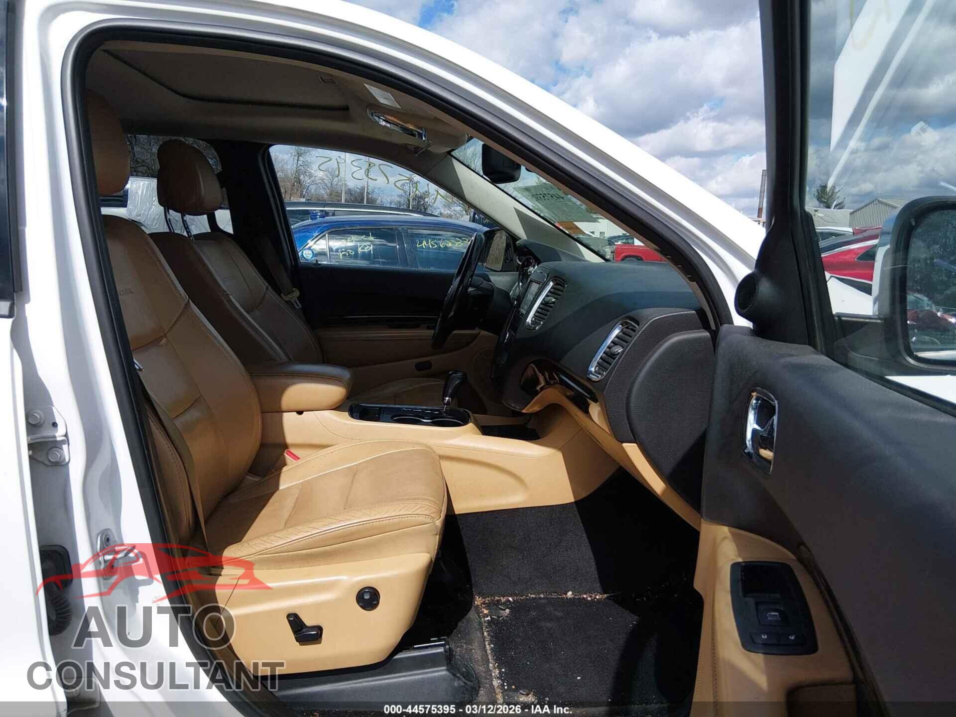 DODGE DURANGO 2013 - 1C4RDJEGXDC584662