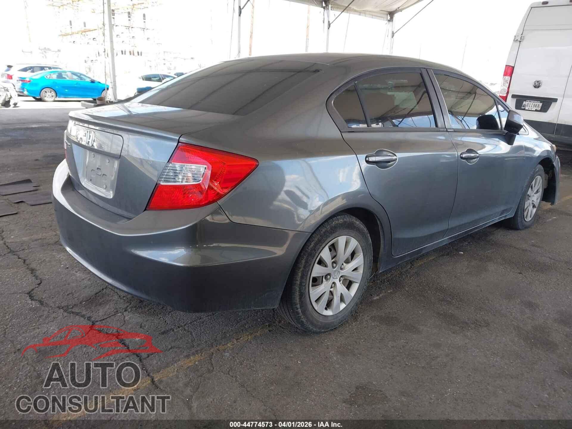 HONDA CIVIC 2012 - 19XFB2F50CE301236