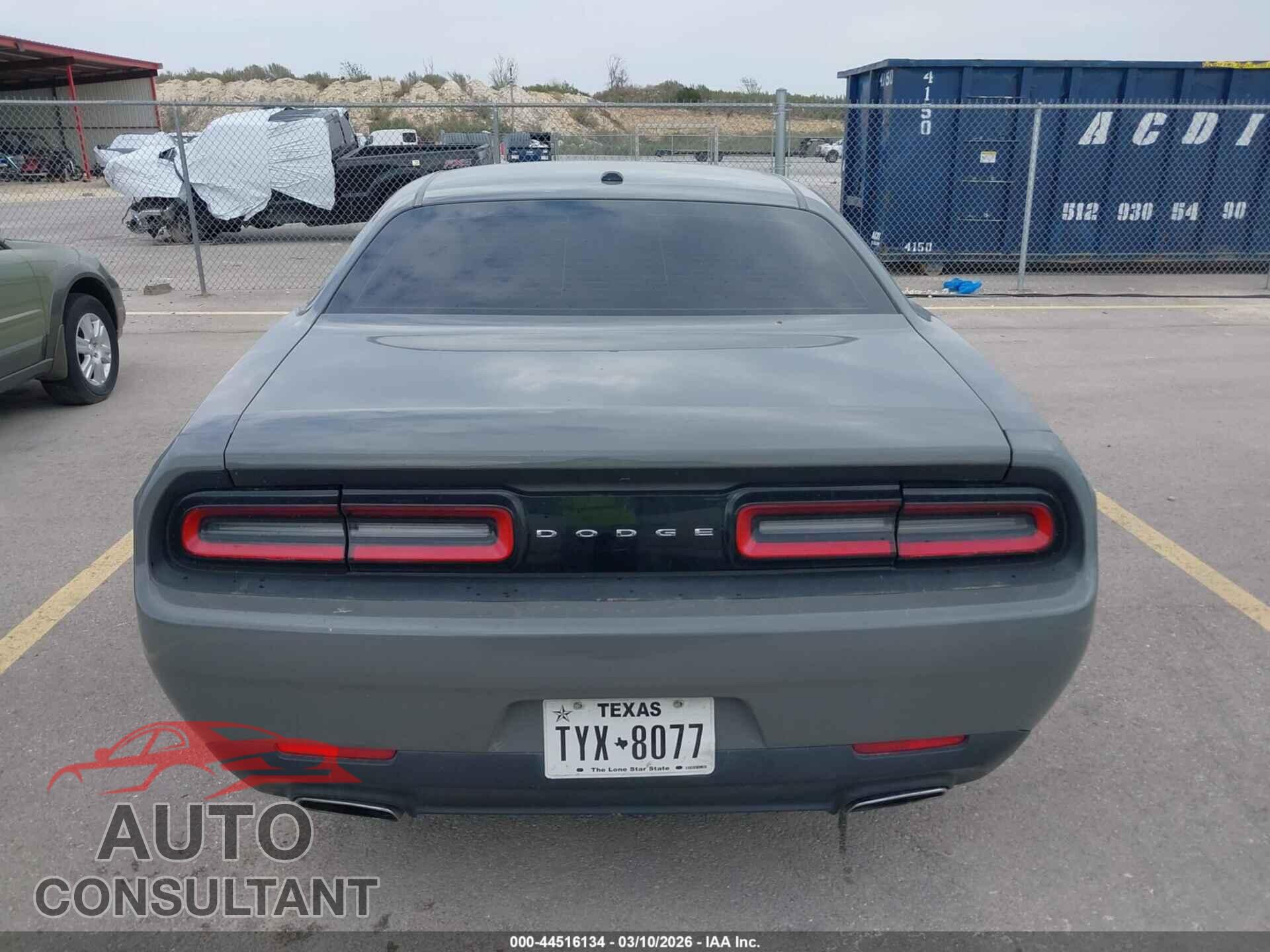 DODGE CHALLENGER 2017 - 2C3CDZAG2HH618112