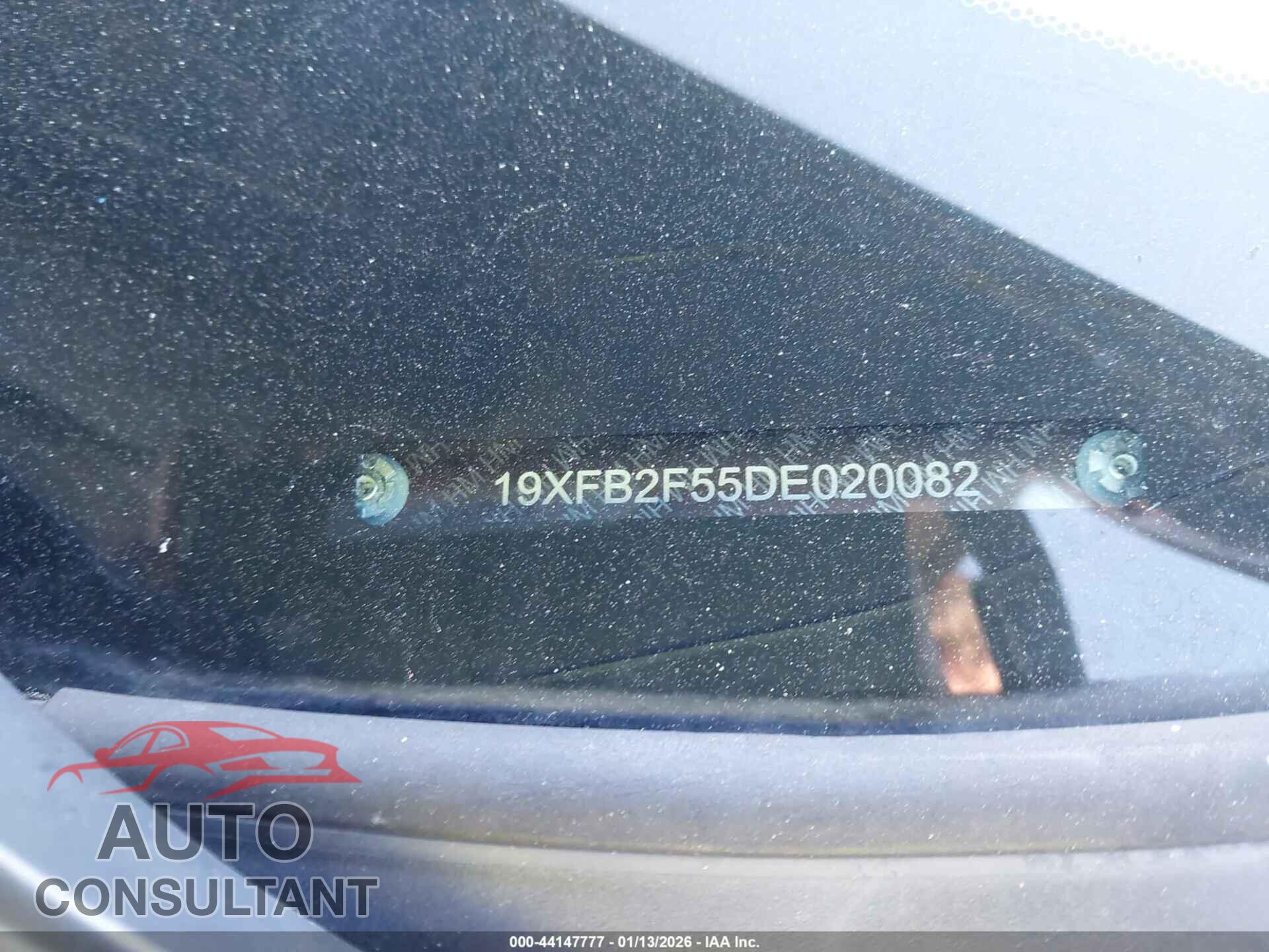 HONDA CIVIC 2013 - 19XFB2F55DE020082