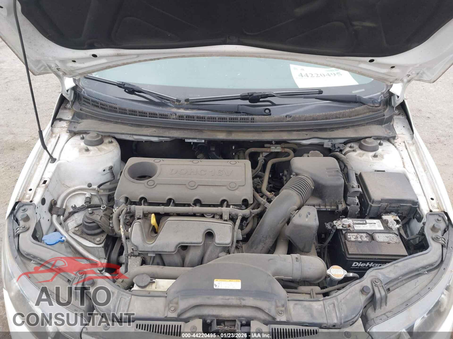 KIA FORTE 2012 - KNAFU4A23C5520543