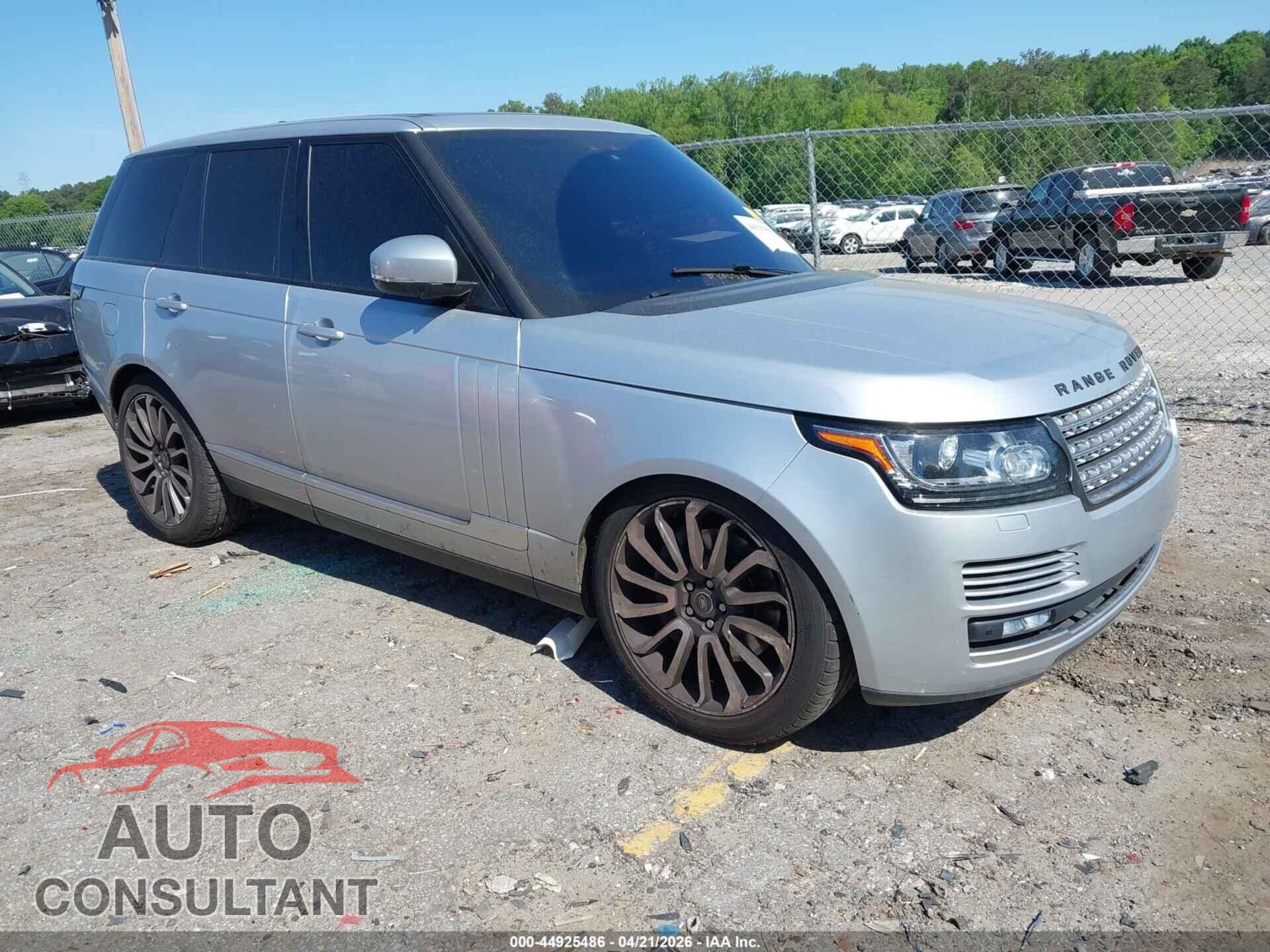 LAND ROVER RANGE ROVER 2017 - SALGS2FE2HA329031