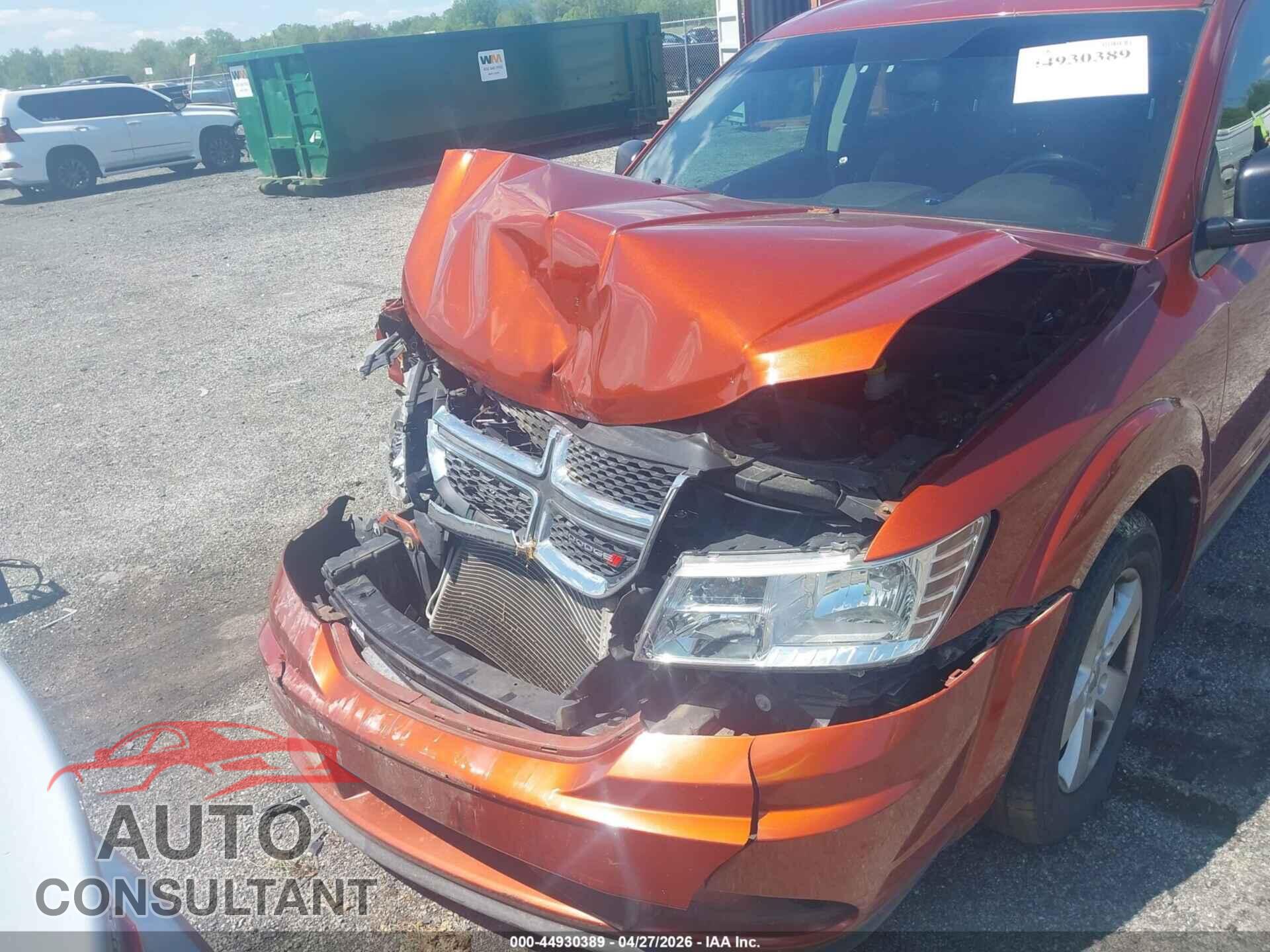 DODGE JOURNEY 2013 - 3C4PDCAB1DT577603