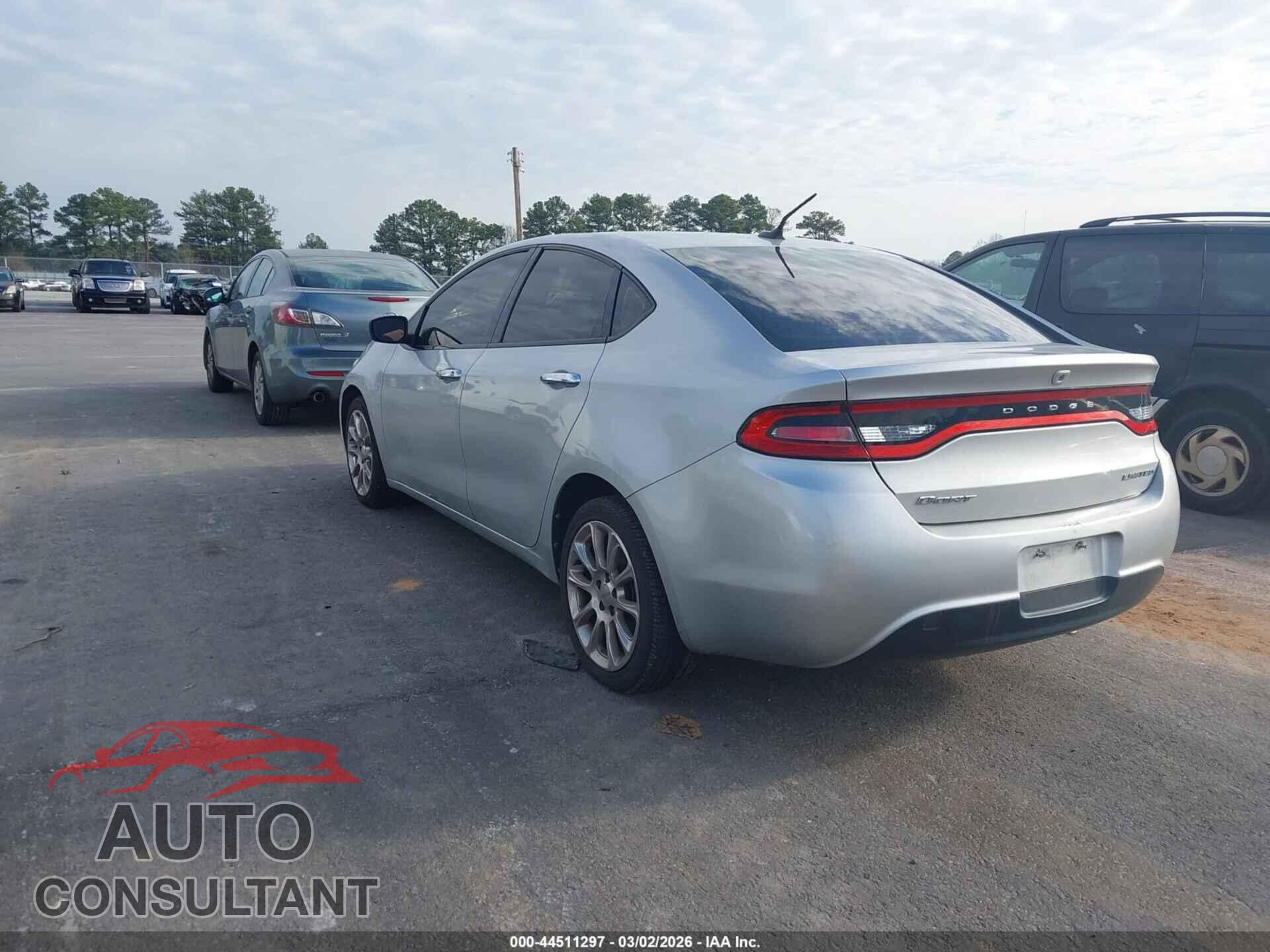 DODGE DART 2013 - 1C3CDFCA4DD185021