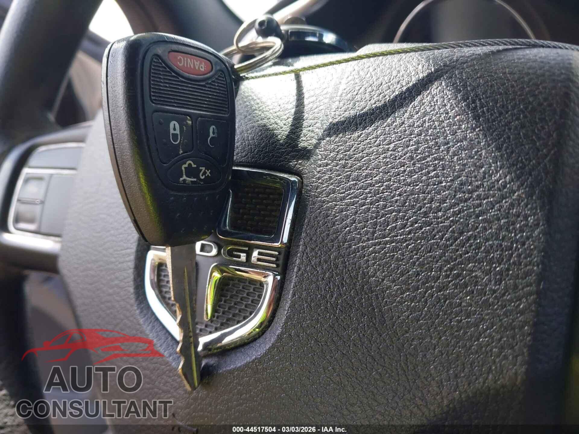 DODGE AVENGER 2013 - 1C3CDZAB7DN644811