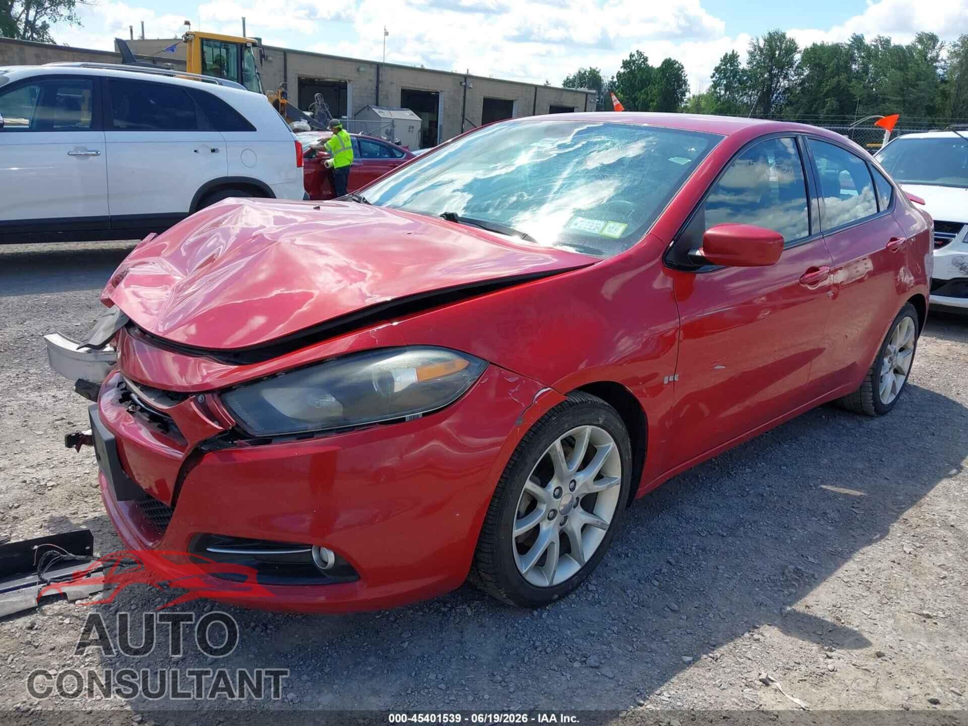 DODGE DART 2013 - 1C3CDFBA8DD347654