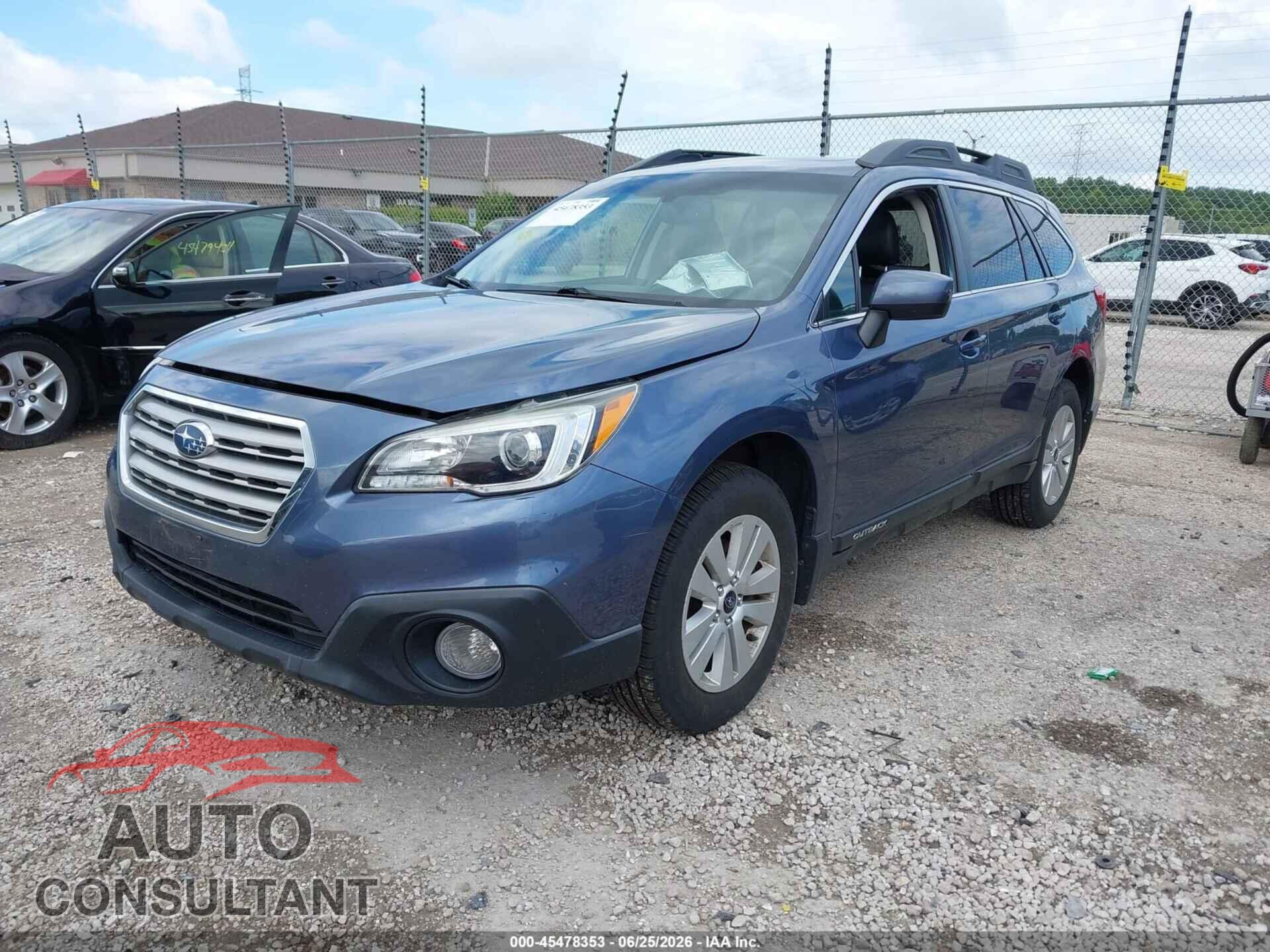 SUBARU OUTBACK 2016 - 4S4BSADC8G3220102