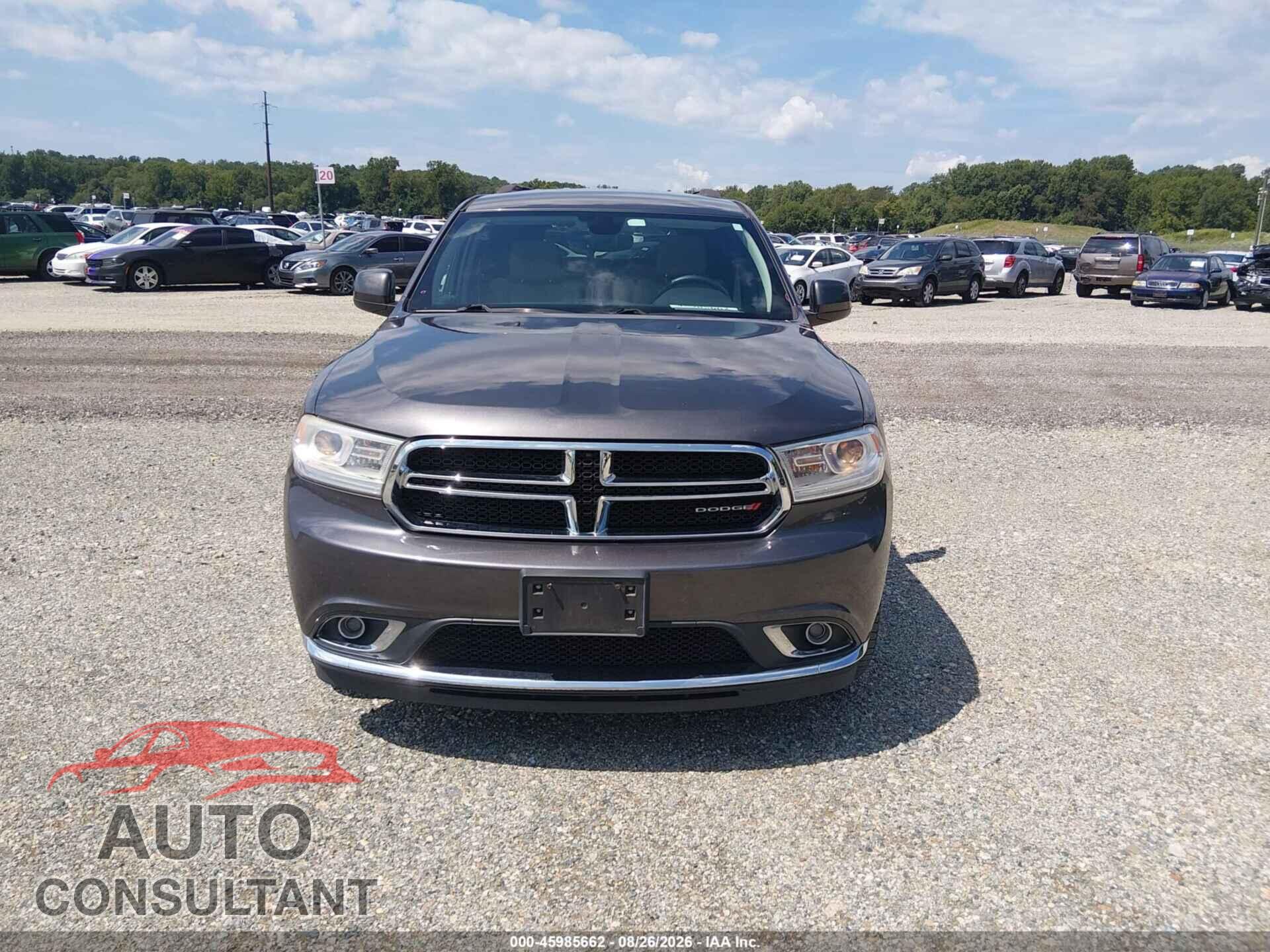 DODGE DURANGO 2017 - 1C4RDJAG4HC883687