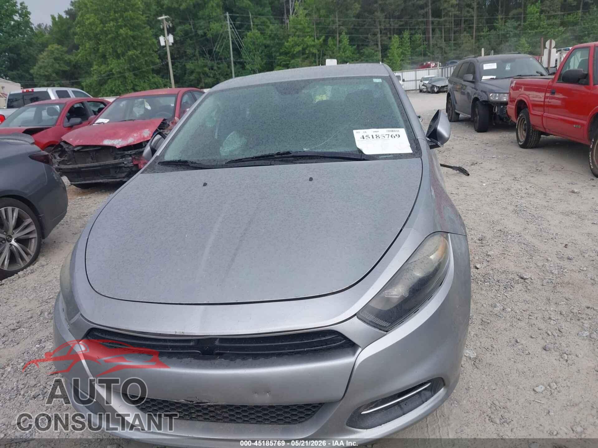 DODGE DART 2015 - 1C3CDFBB1FD336667