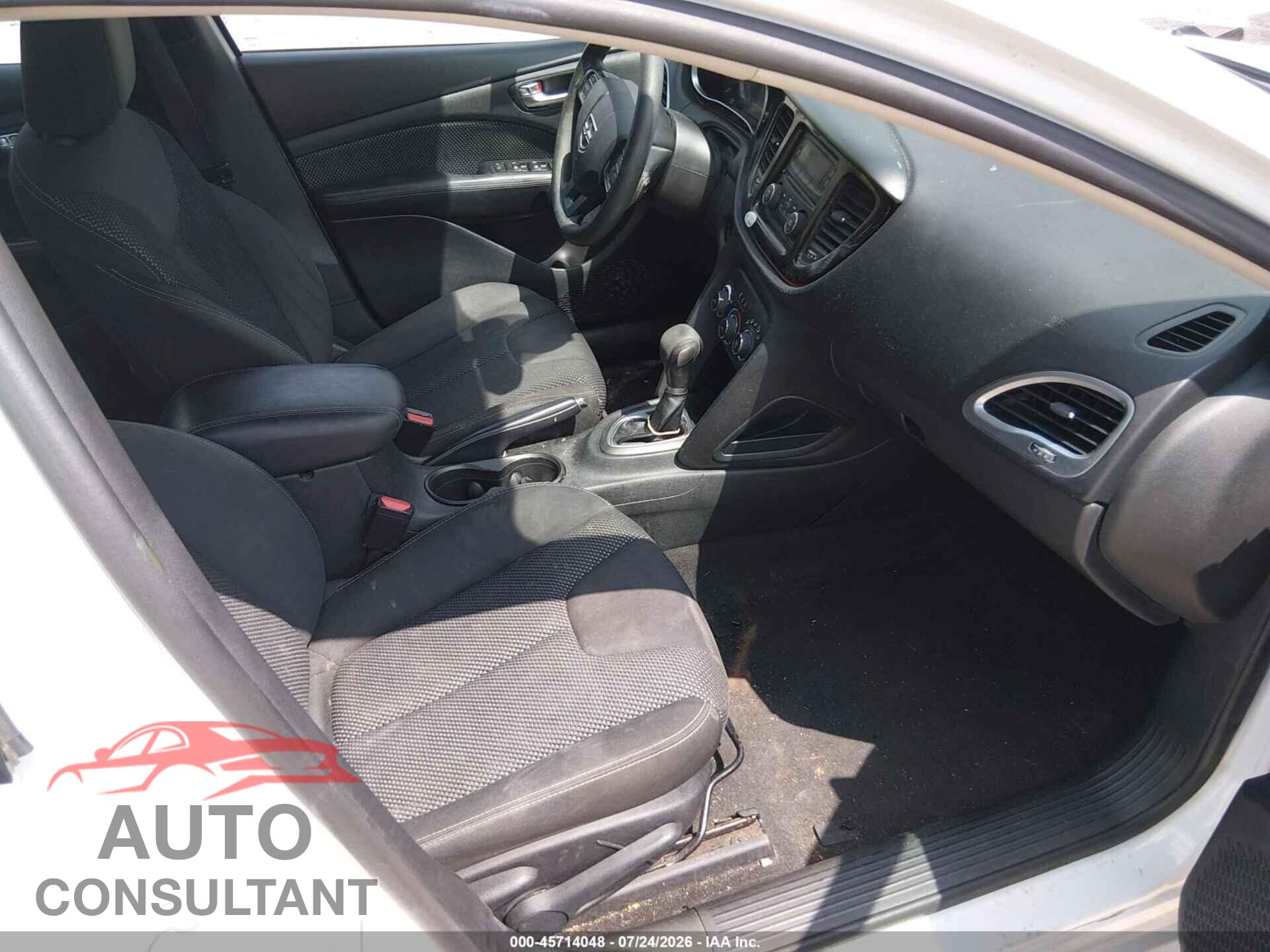 DODGE DART 2015 - 1C3CDFBB1FD420830