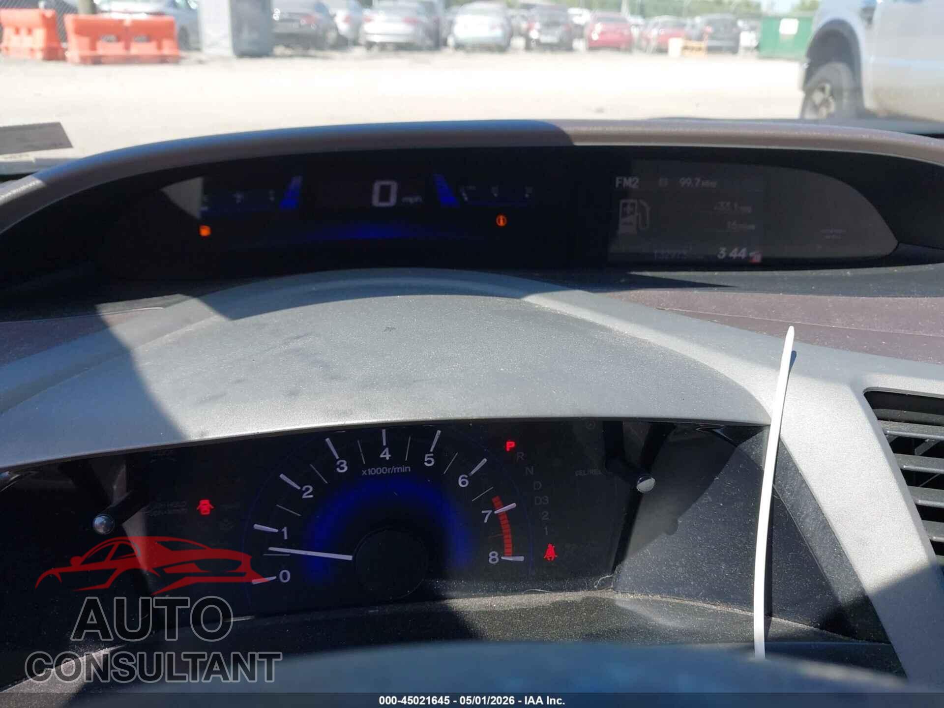 HONDA CIVIC 2012 - 2HGFB2F62CH518513