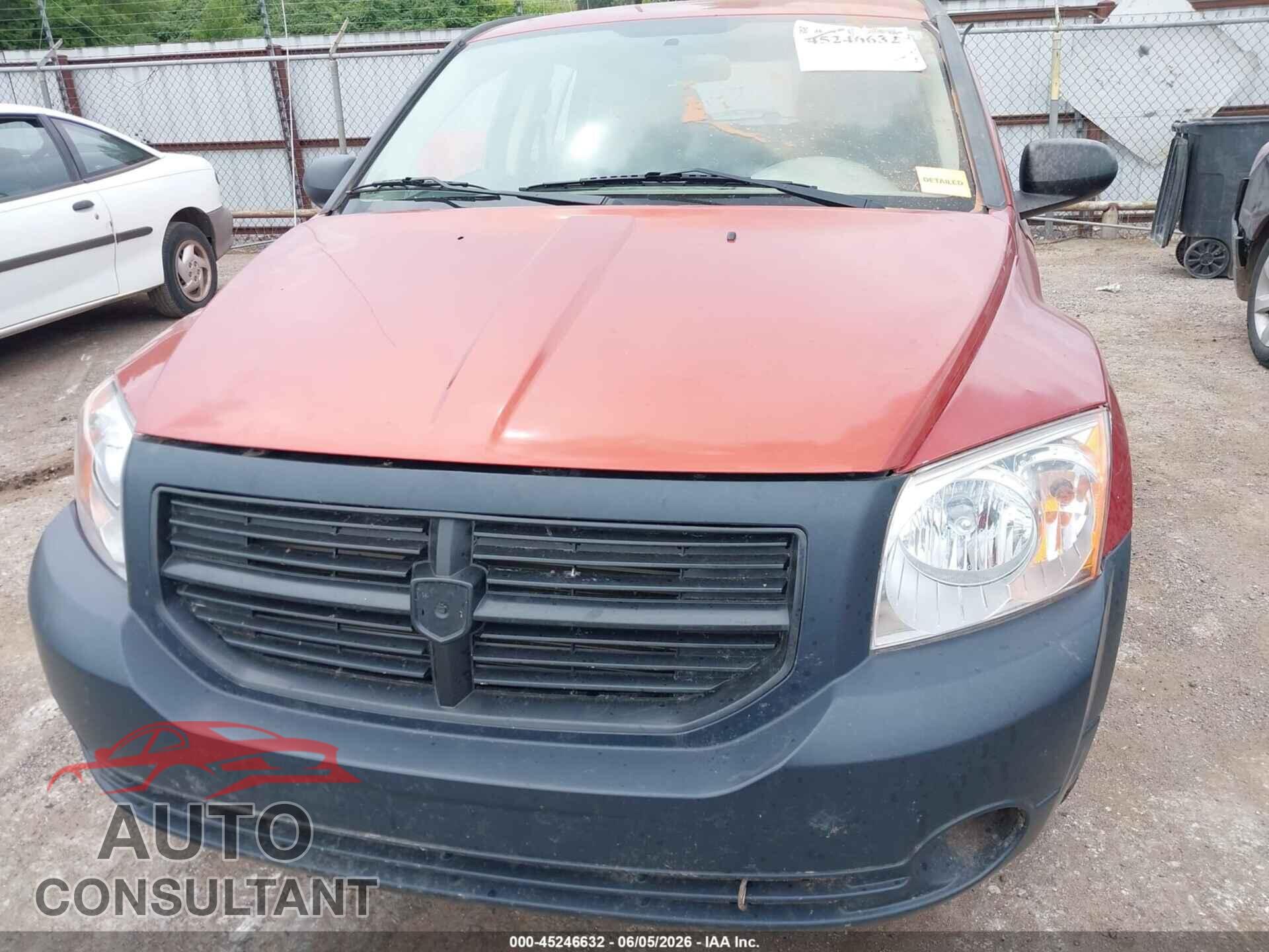 DODGE CALIBER 2009 - 1B3HB48A39D206972