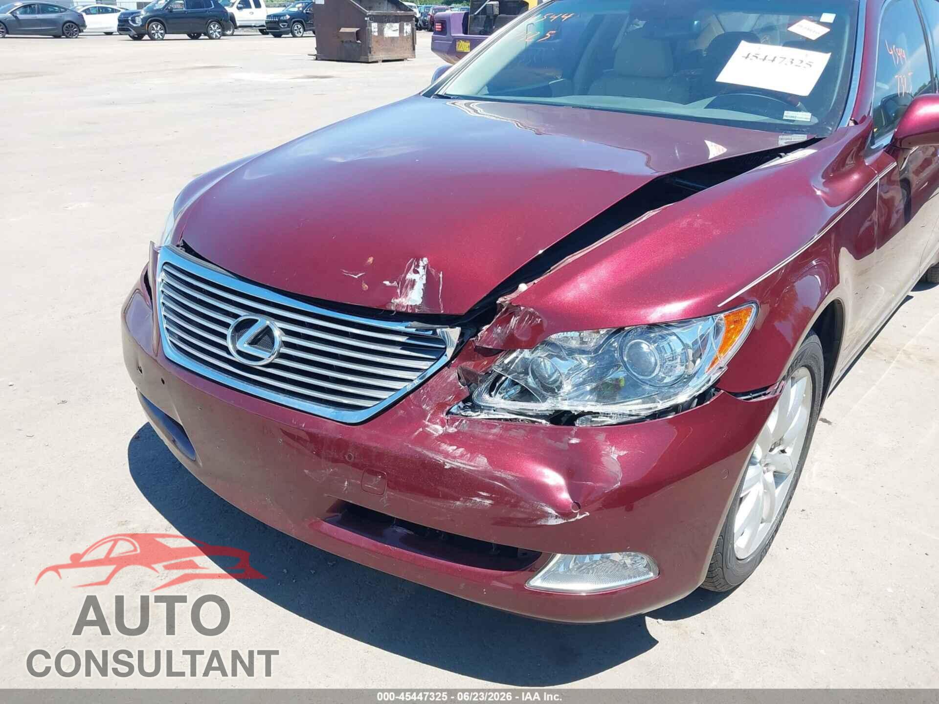 LEXUS LS 460 2009 - JTHCL46F395001441