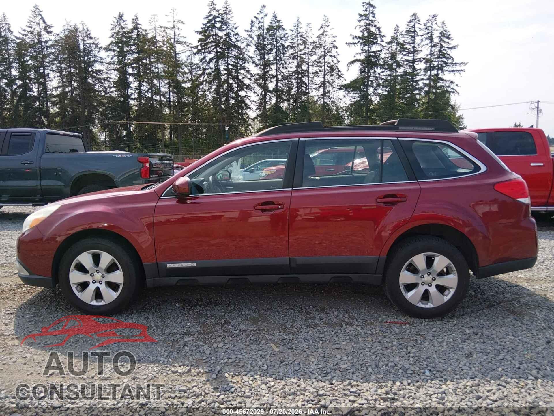 SUBARU OUTBACK 2012 - 4S4BRBAC2C3289318