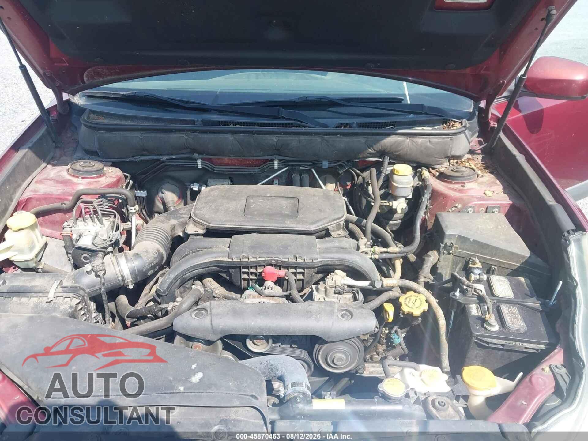 SUBARU OUTBACK 2012 - 4S4BRCCC8C3264992