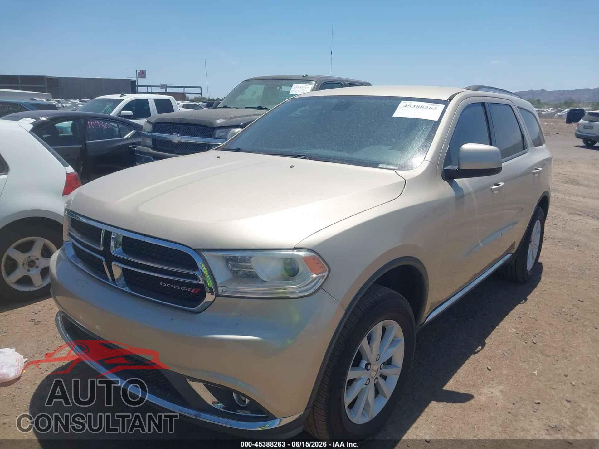 DODGE DURANGO 2015 - 1C4RDHAG1FC153760