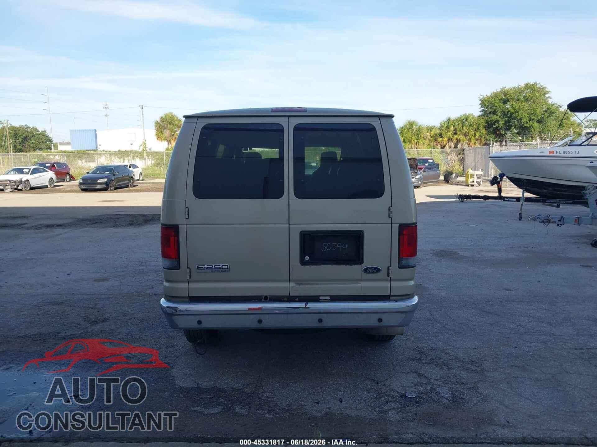 FORD E-250 2012 - 1FTNE2EL2CDA50594