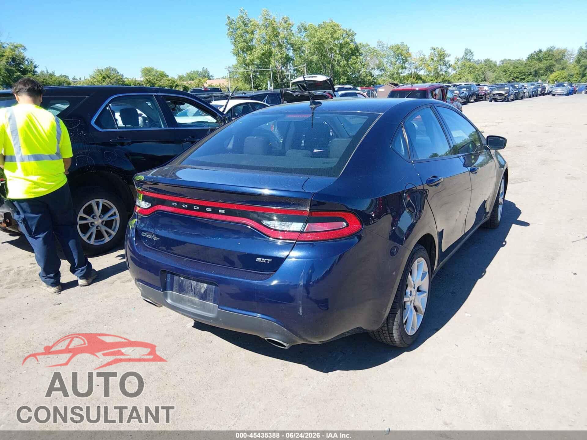 DODGE DART 2013 - 1C3CDFBA8DD336797