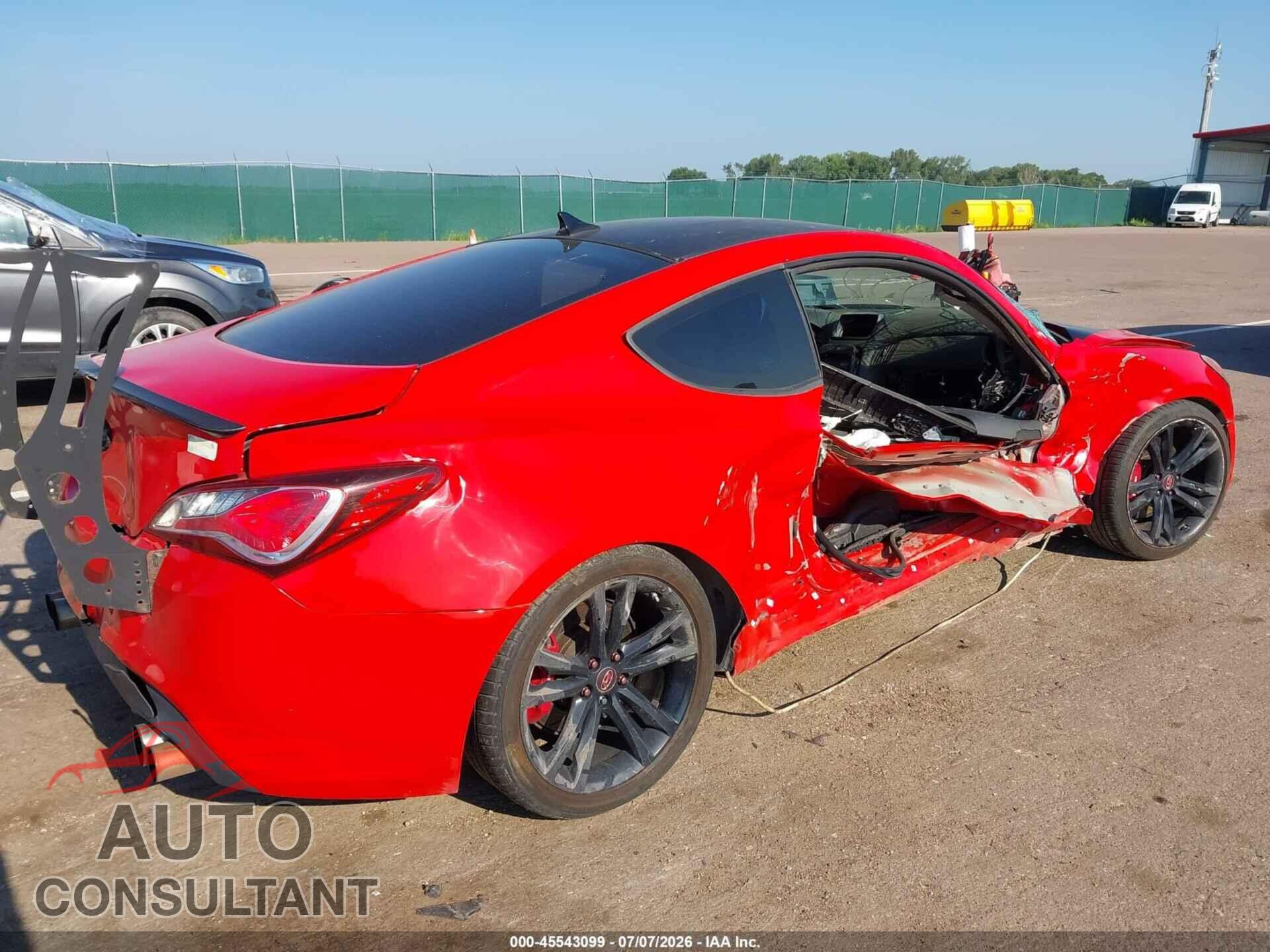 HYUNDAI GENESIS 2012 - KMHHT6KD7CU076112