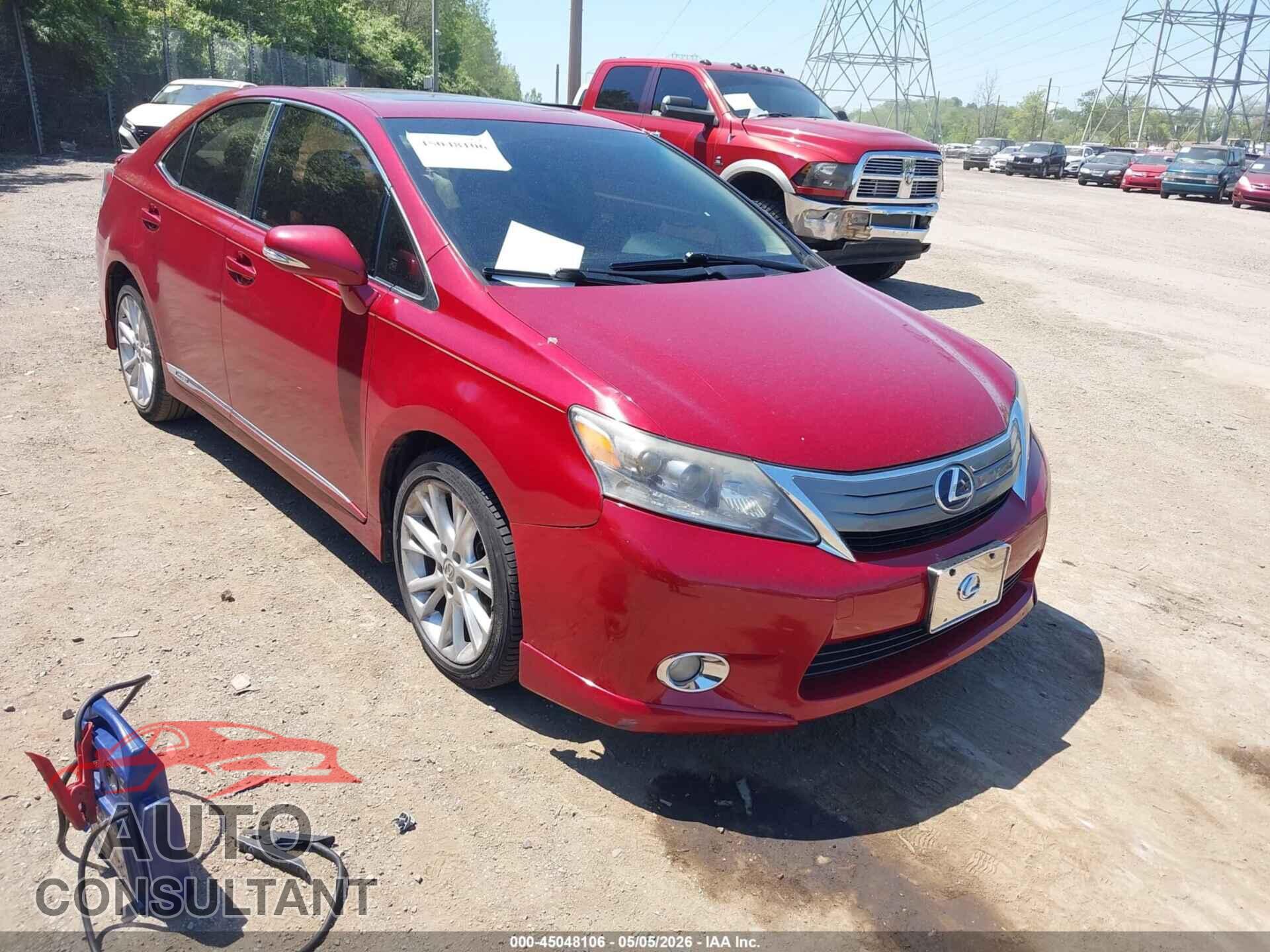 LEXUS HS 250H 2010 - JTHBB1BA7A2033323