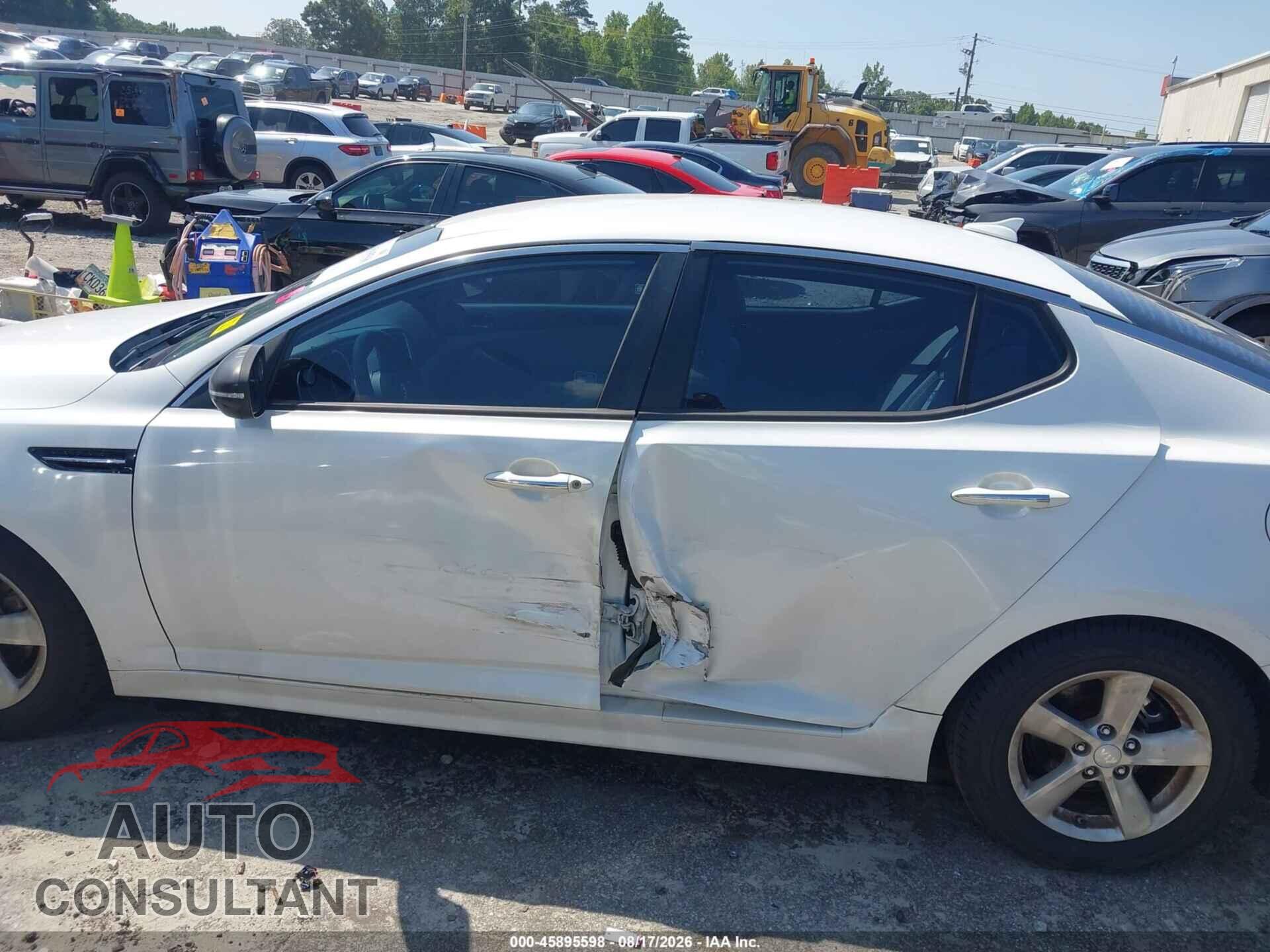KIA OPTIMA 2015 - KNAGM4A78F5622876