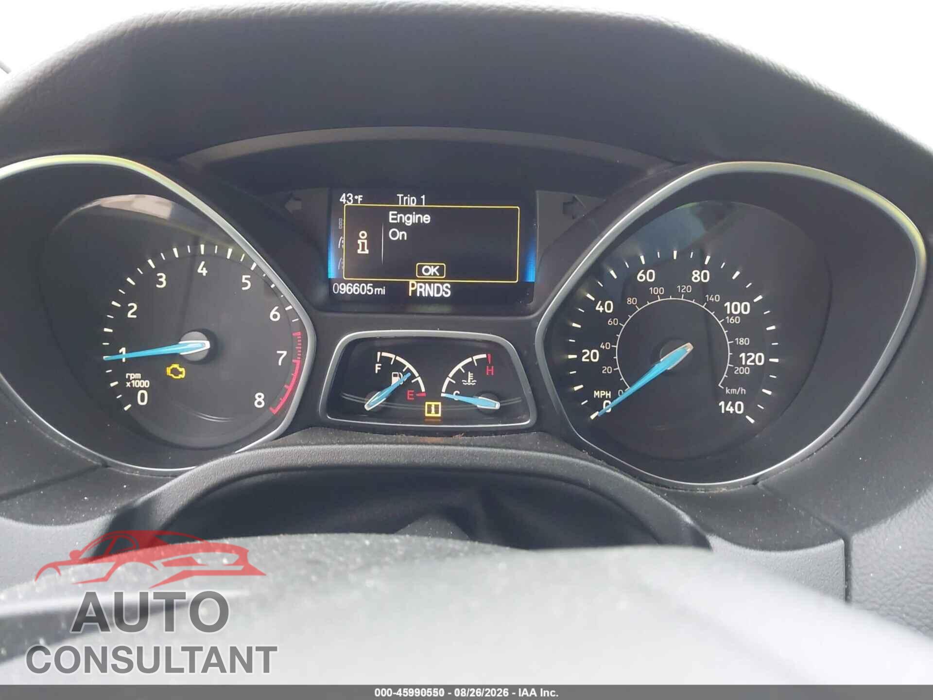FORD FOCUS 2017 - 1FADP3FE7HL213254