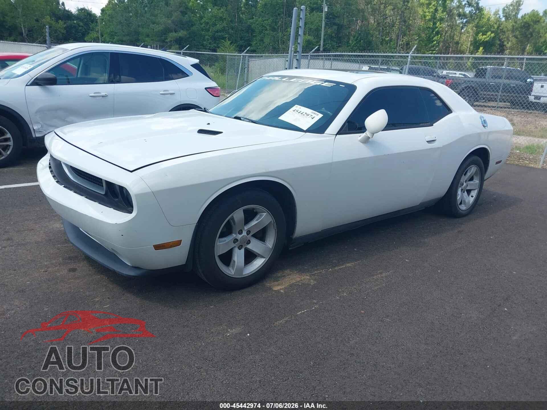 DODGE CHALLENGER 2012 - 2C3CDYAG7CH154236