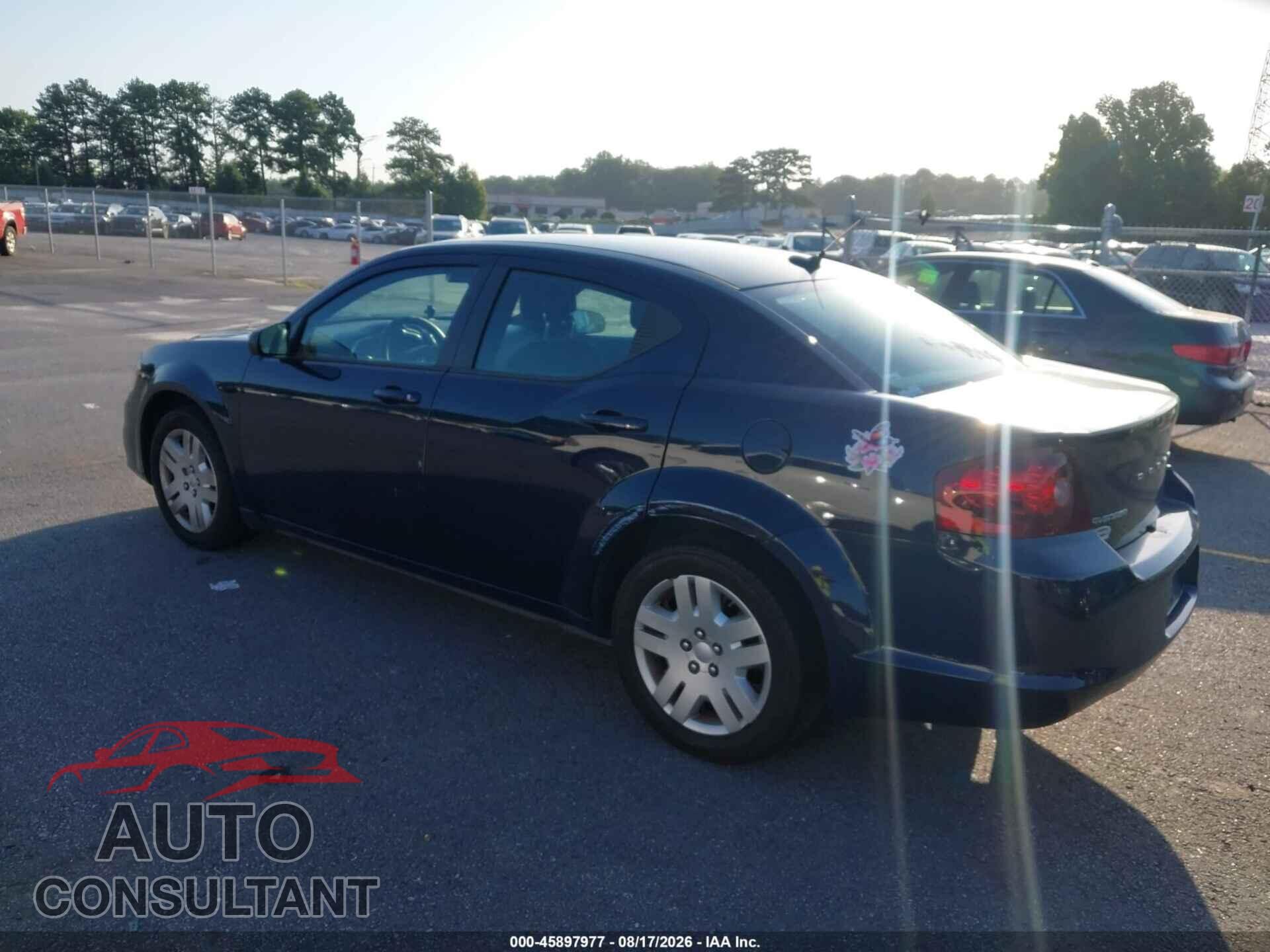 DODGE AVENGER 2013 - 1C3CDZAB3DN651965