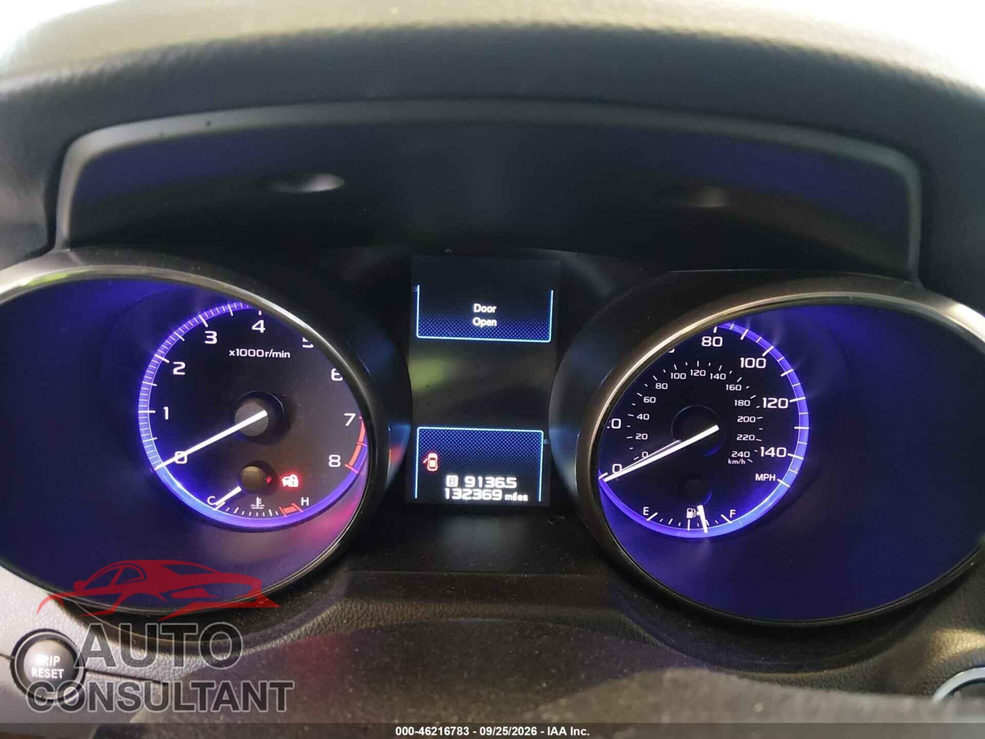 SUBARU OUTBACK 2017 - 4S4BSANC3H3360509