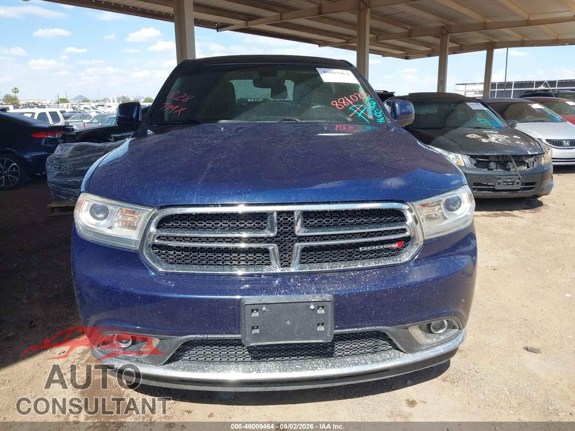 DODGE DURANGO 2017 - 1C4RDJAG3HC881025