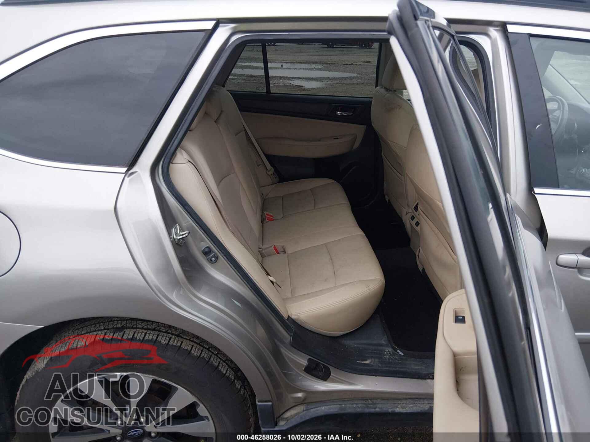 SUBARU OUTBACK 2016 - 4S4BSBNC6G3241955