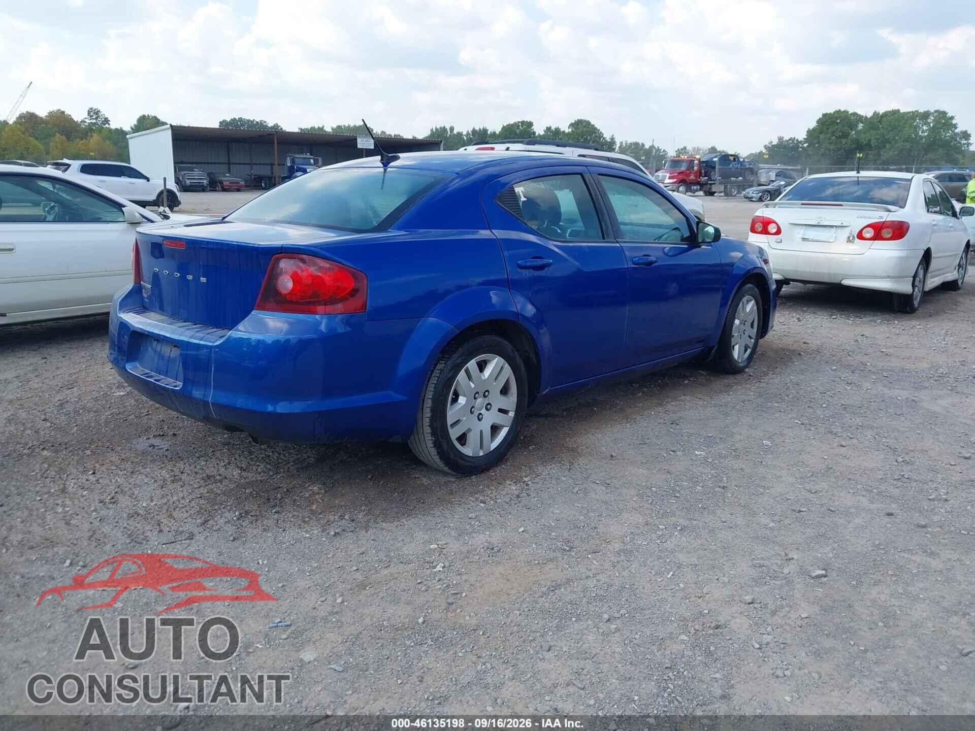 DODGE AVENGER 2013 - 1C3CDZAG3DN749633