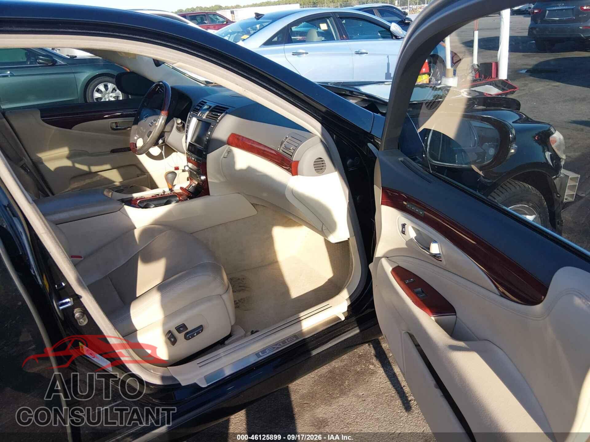 LEXUS LS 460 2010 - JTHBL5EF2A5100713