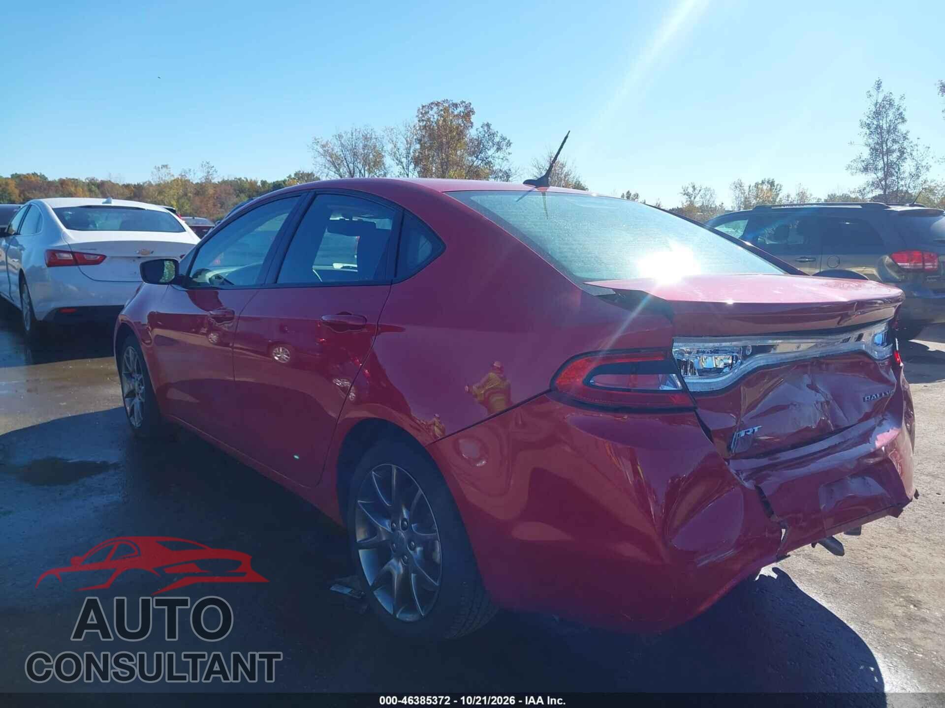 DODGE DART 2013 - 1C3CDFBA1DD341050